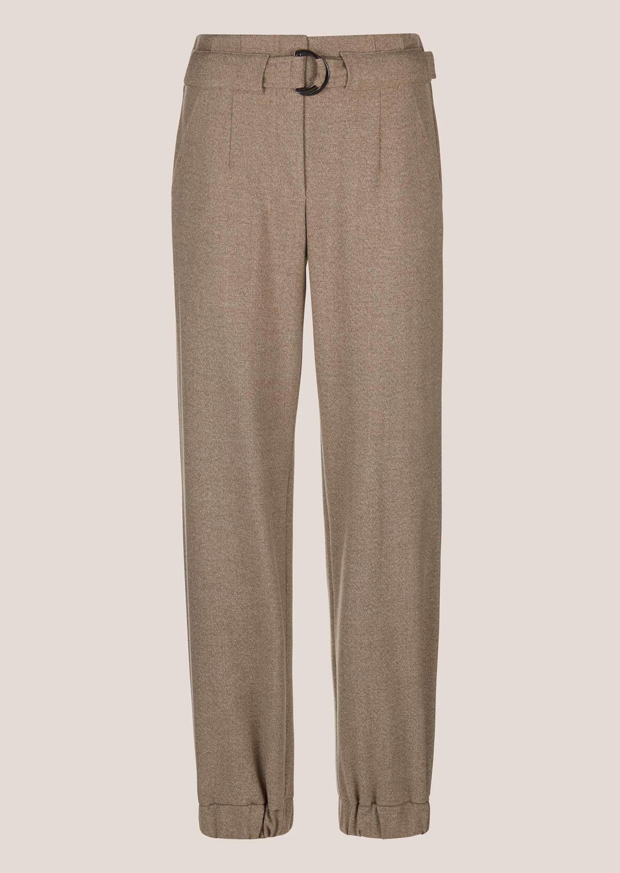 MADELEINE "Cargo-Pants Lässige Damenhose mit Gürtel und Gummisaum" Hose mit Gürtel