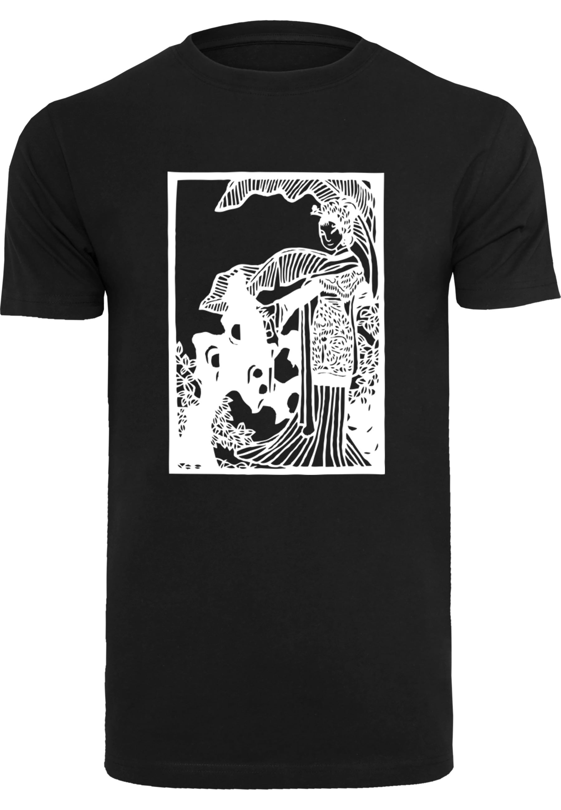 MisterTee Kurzarmshirt "MisterTee Damen Ladies Chinese Beauty X Tee" 1 Stk. günstig online kaufen