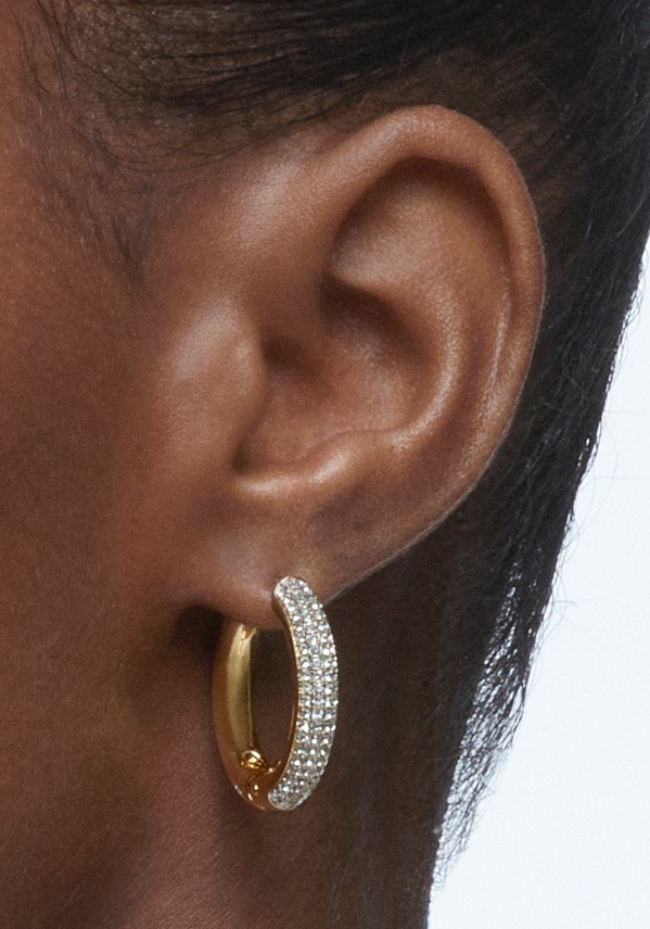 Swarovski Dextera Hoop Earrings Gold 2