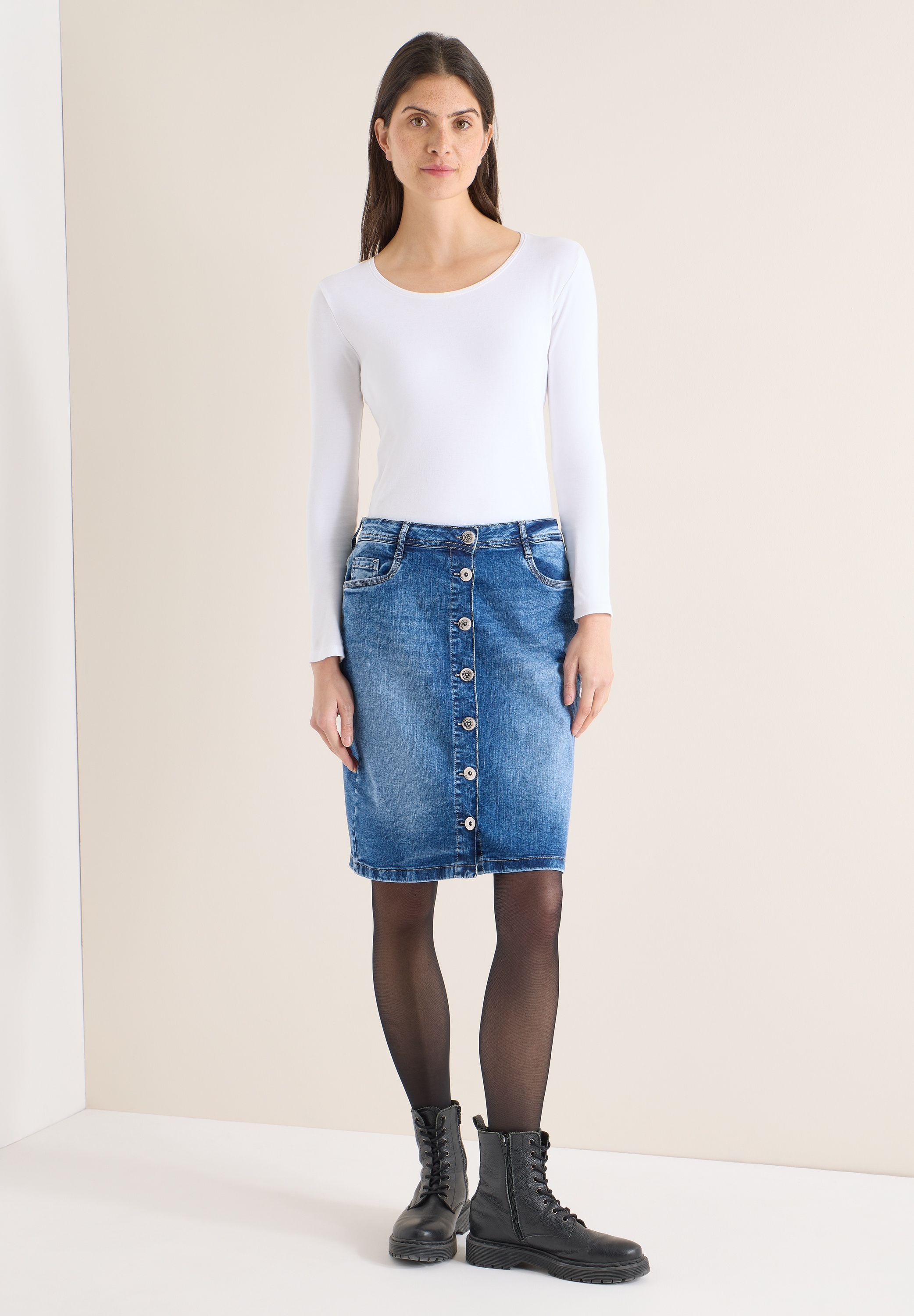 Cecil Jeansrock 5-Pocket-Style