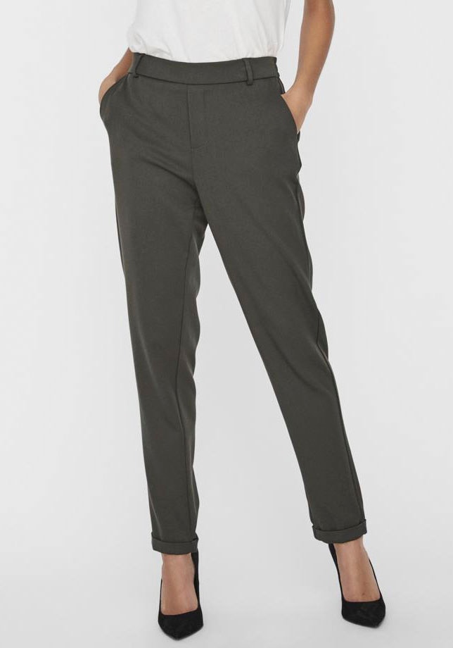 Vero Moda Anzughose "VMMAYA MR LOOSE SOLID PANT NOOS" Materialmix