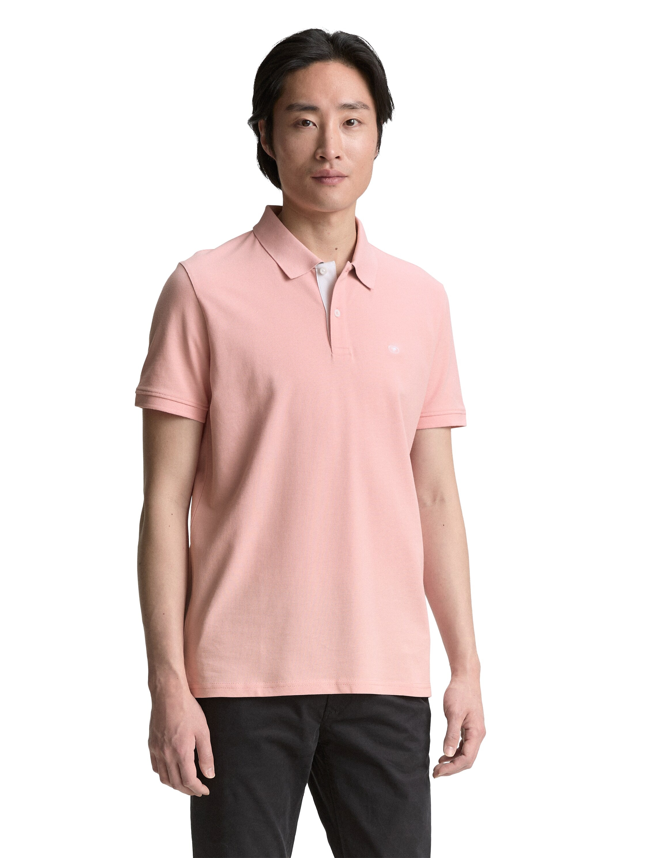 TOM TAILOR Poloshirt, mit Knopfleiste und Logo günstig online kaufen