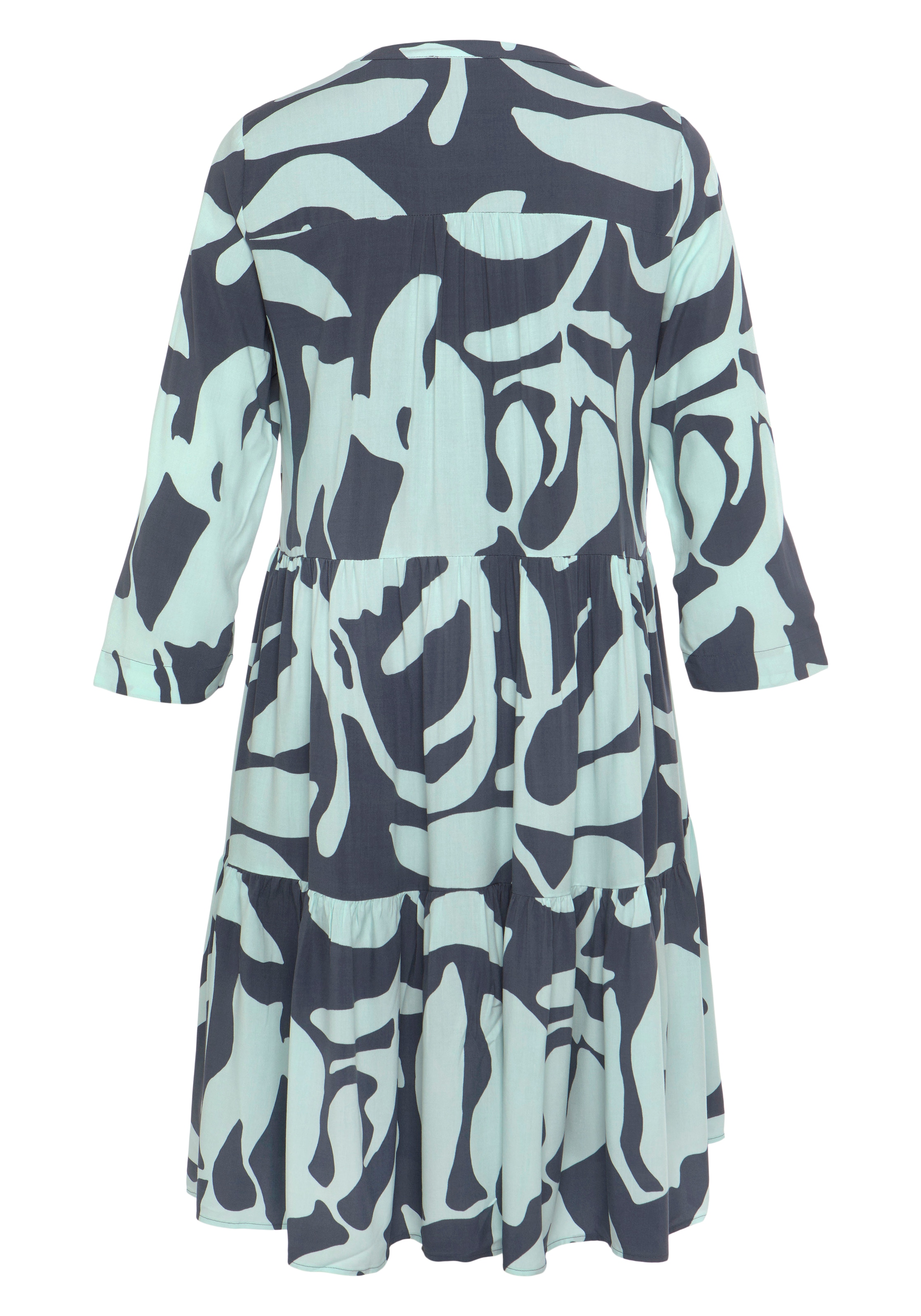 Comma A-Linien-Kleid, mit sommerlichen | Motiven BAUR bestellen
