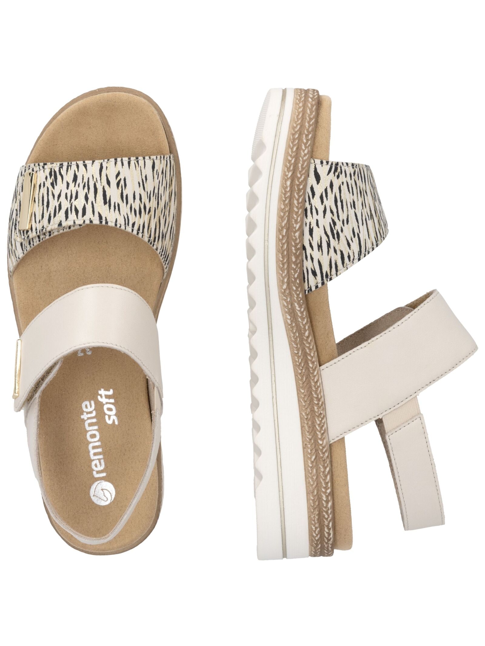 Remonte Plateausandaletten »Remonte Sandalen Glattleder«