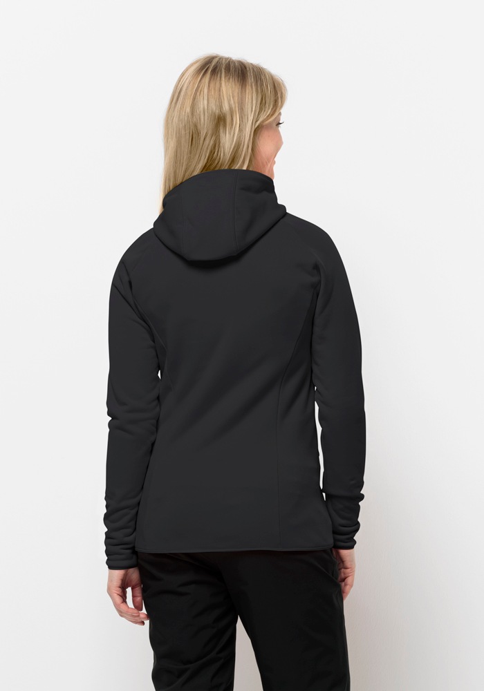 Jack Wolfskin Fleecejacke »BAISELBERG HOODED FZ W«, mit Kapuze