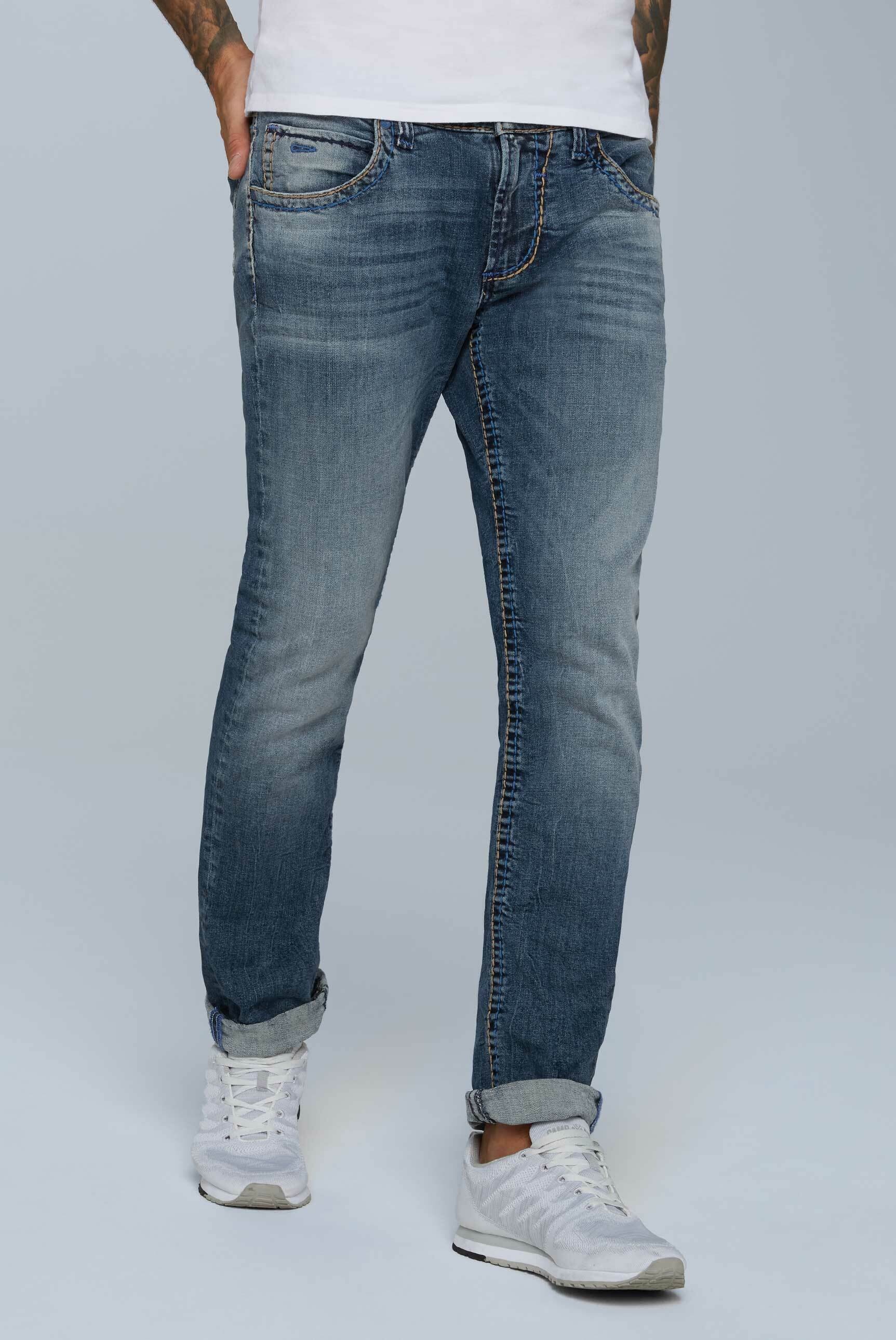 Regular-fit-Jeans »NI:CO«, Münztasche mit Ziernaht
