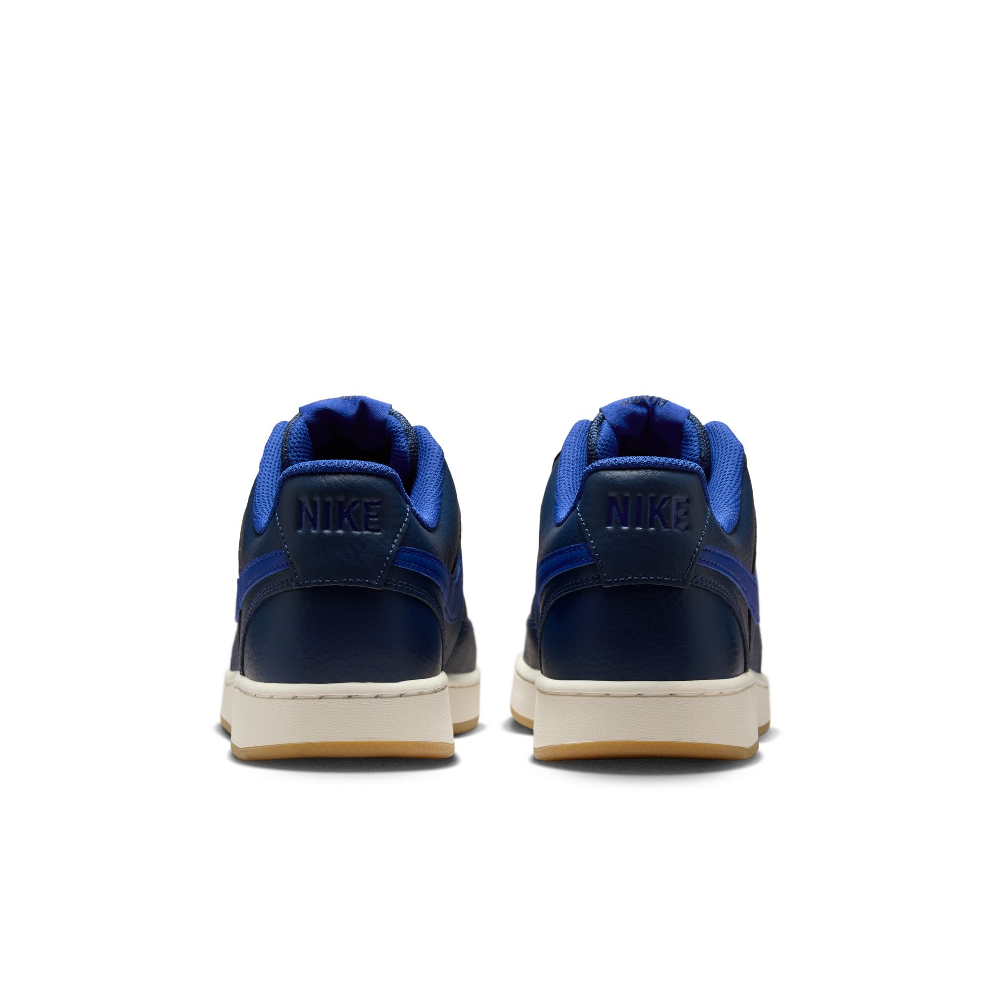 Sneaker NIKE SPORTSWEAR "COURT VISION LOW", Herren, Gr. 40, midnight navy, deep royal blau, sail, Leder, Synthetik, Schuhe Sneaker 3