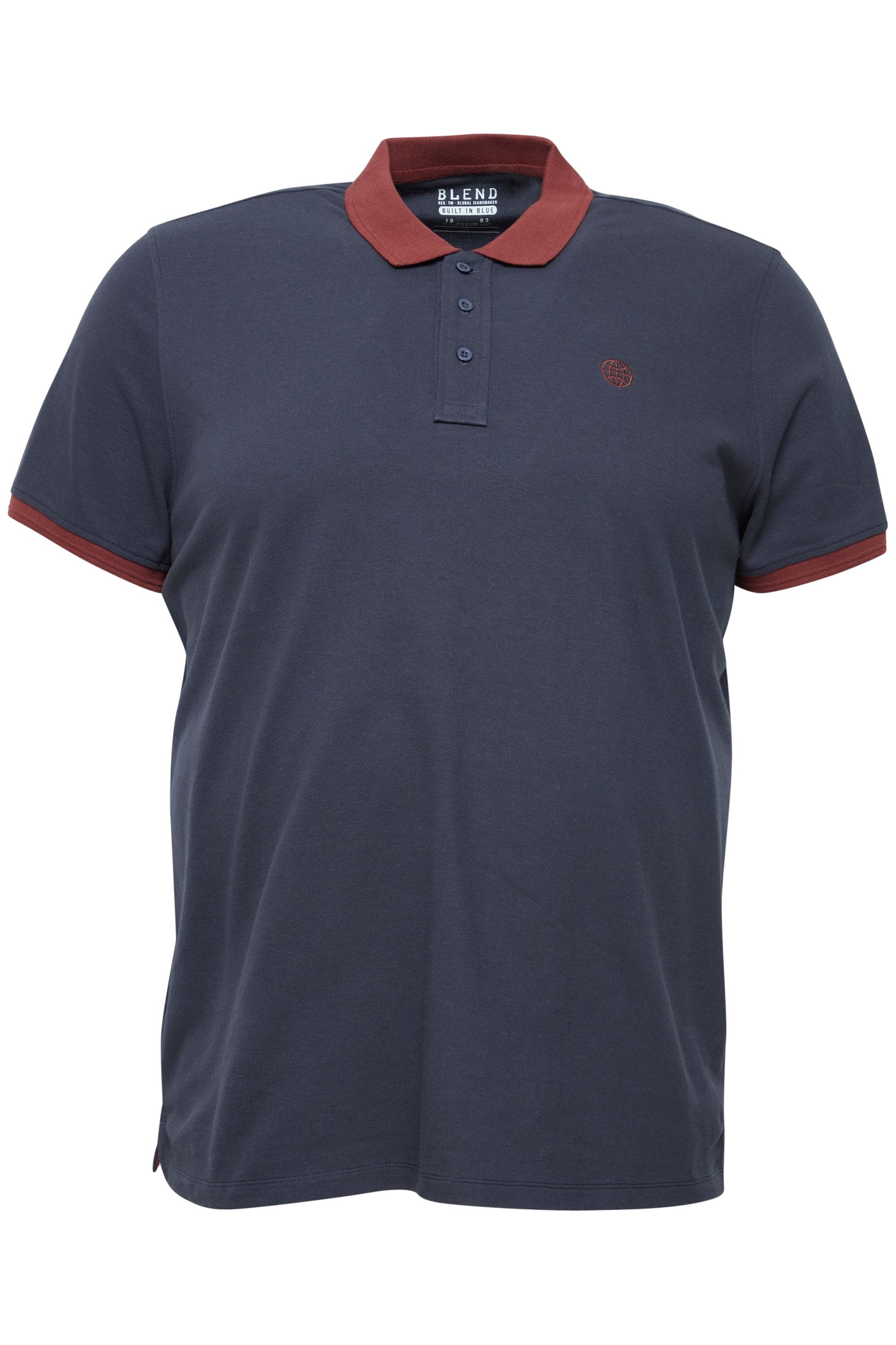 Blend Poloshirt "BHRalf Big & Tall" Klassisches Polo-Shirt in großen Größen günstig online kaufen