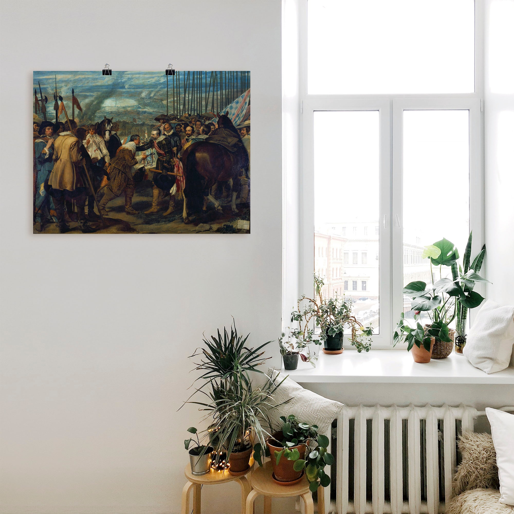 Artland Wandbild »Die Übergabe von Breda. 1634/1635«, Gruppen & Familien, (1 St.), als Leinwandbild, Wandaufkleber oder Poster in versch. Größen