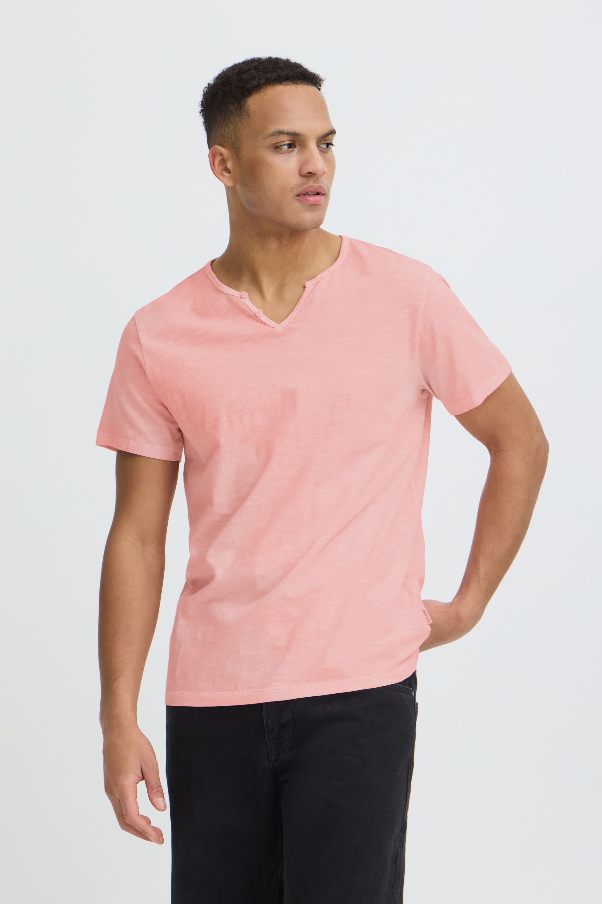 Blend T-Shirt "BHAshton" Meliertes T-Shirt mit V-Ausschnitt günstig online kaufen