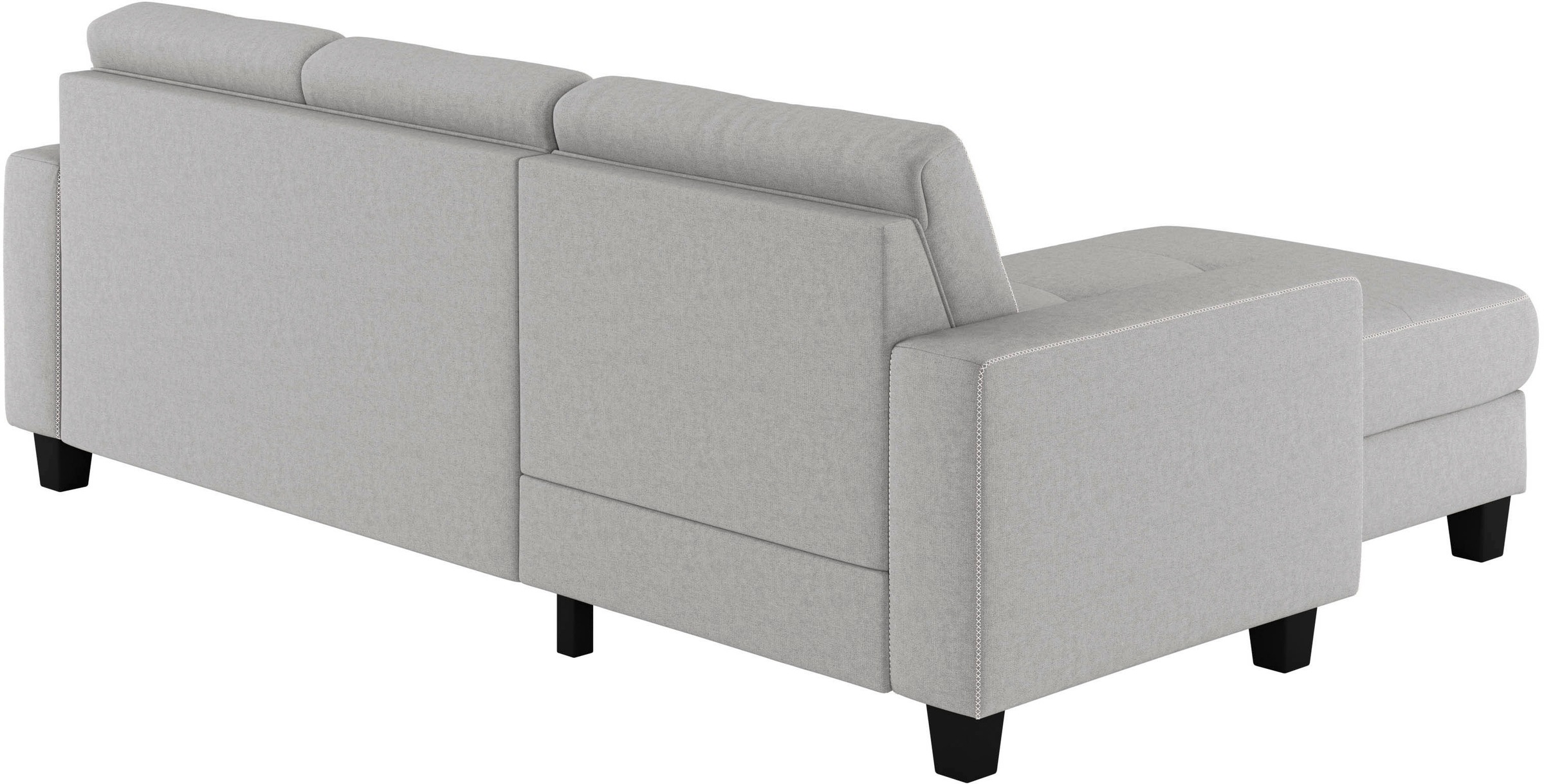 Places of Style Ecksofa »Varese«, wahlweise mit Bettfunktion und Bettkasten