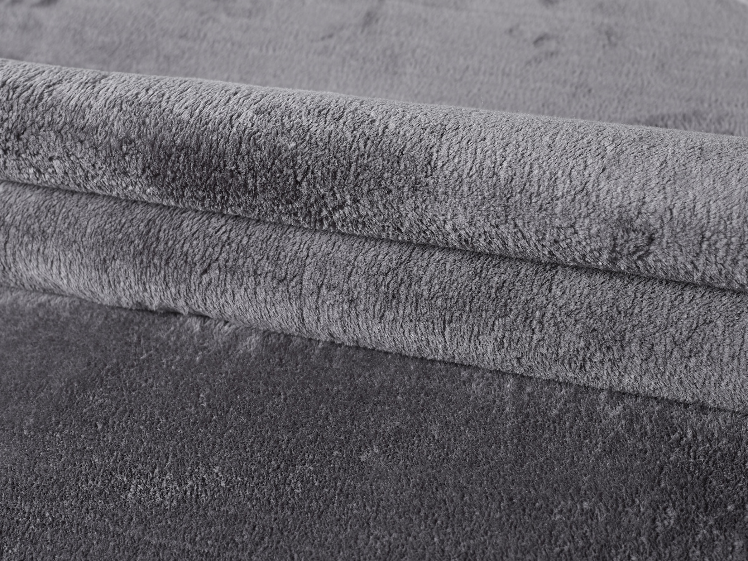 Ayyildiz Teppiche Teppich »CATWALK 2600«, rechteckig, 25 mm Höhe, Besonders weich / Soft Flor / waschbar, Kaninchenfell Haptik