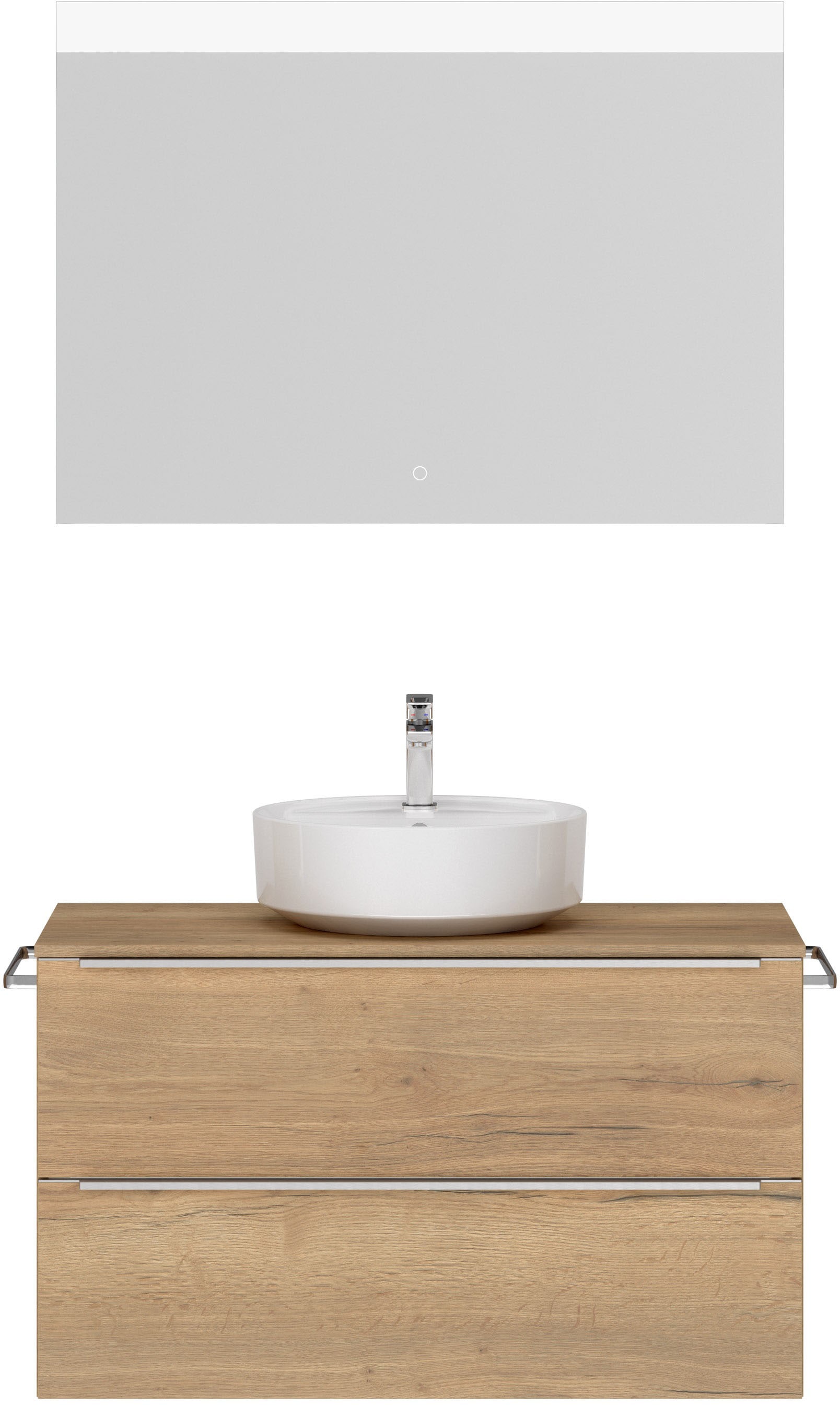 nobilia Badmöbel-Set "Alvene" vormontiert, mit Soft-Close, 2 Stk. tlg. günstig online kaufen