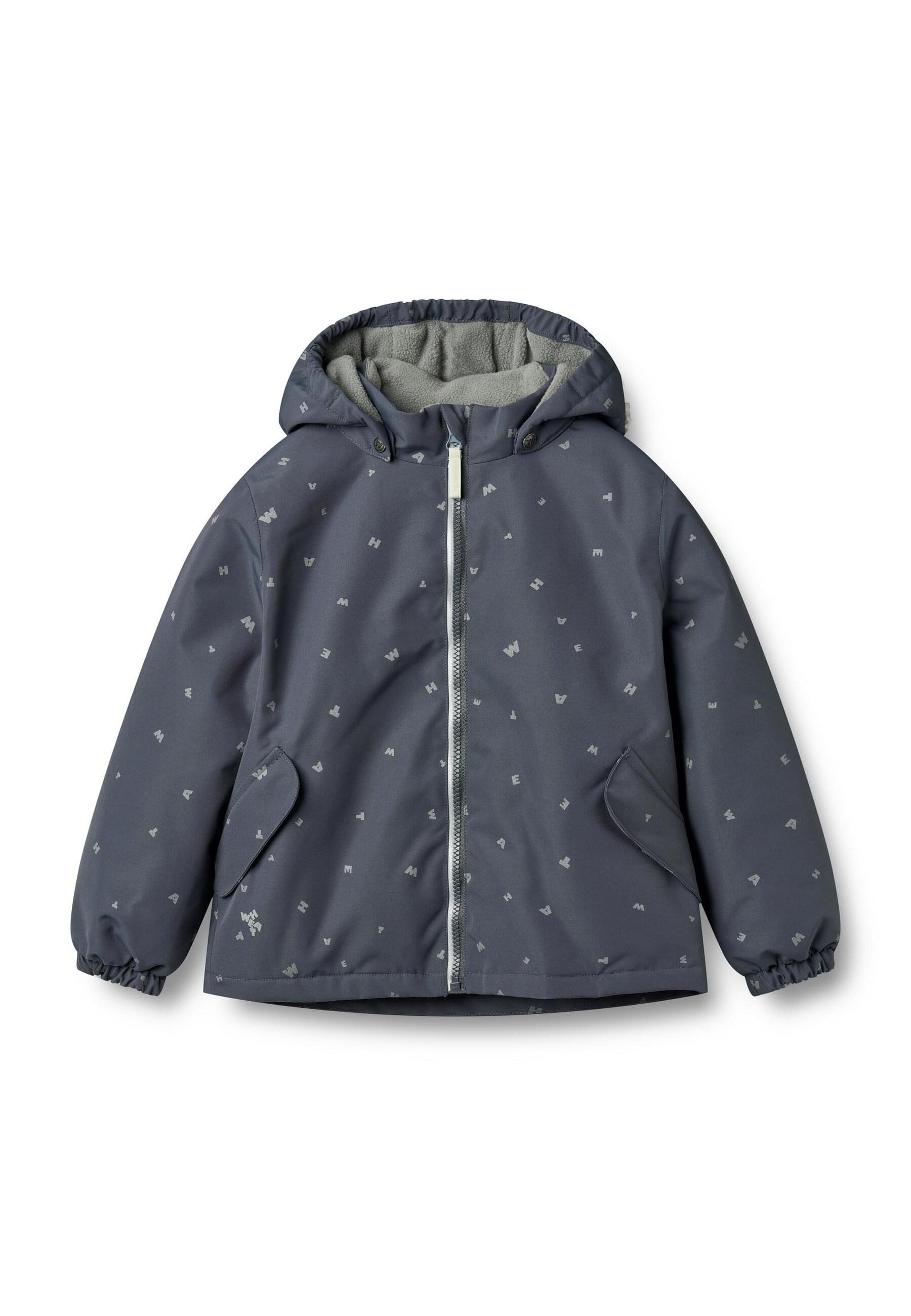 WHEAT Jungen Allwetterjacke "WHEAT Jacket Svende"graublau, Gr. 140, mehrfarbig, 100% Polyester, Jacken
