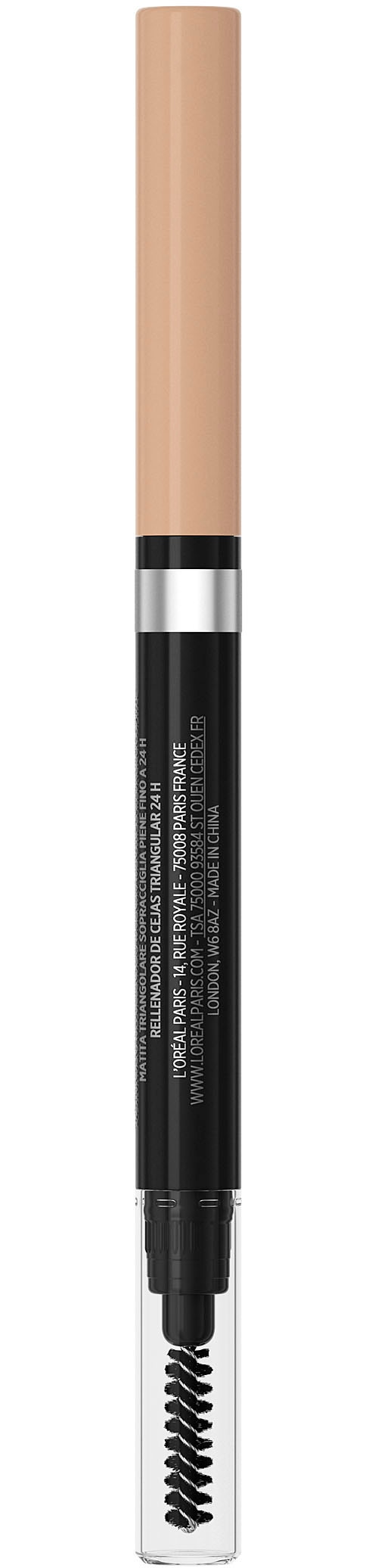 L'ORÉAL PARIS Augenbrauenpflege »Infaillible Brows 24h Pencil«, mit sanfter Dreiecksspitze