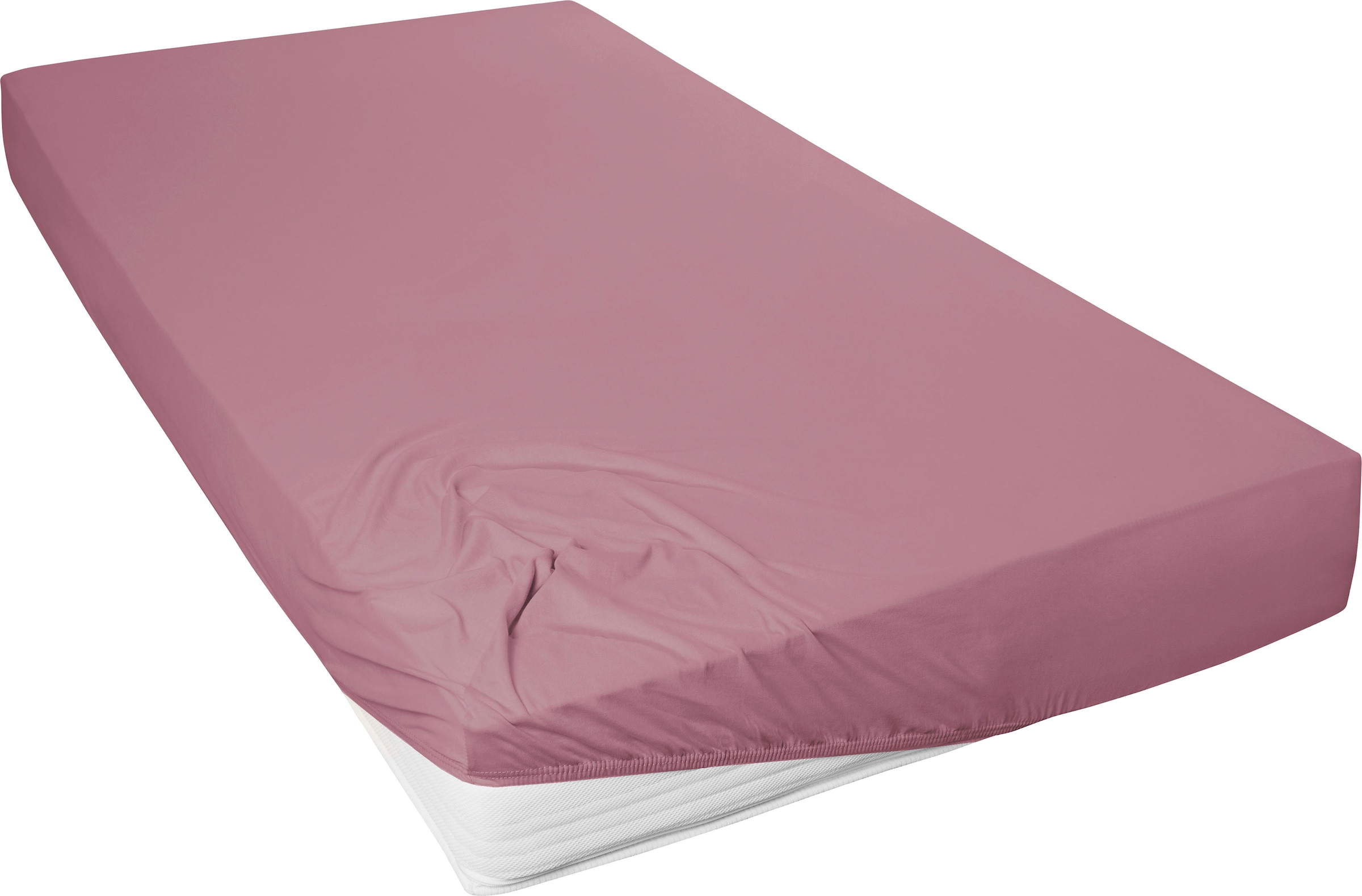 Primera Spannbettlaken "Mako-Feinjersey Spannbetttuch" Geeignet für Standardmatratzen bis 22 cm, 100% Baumwolle