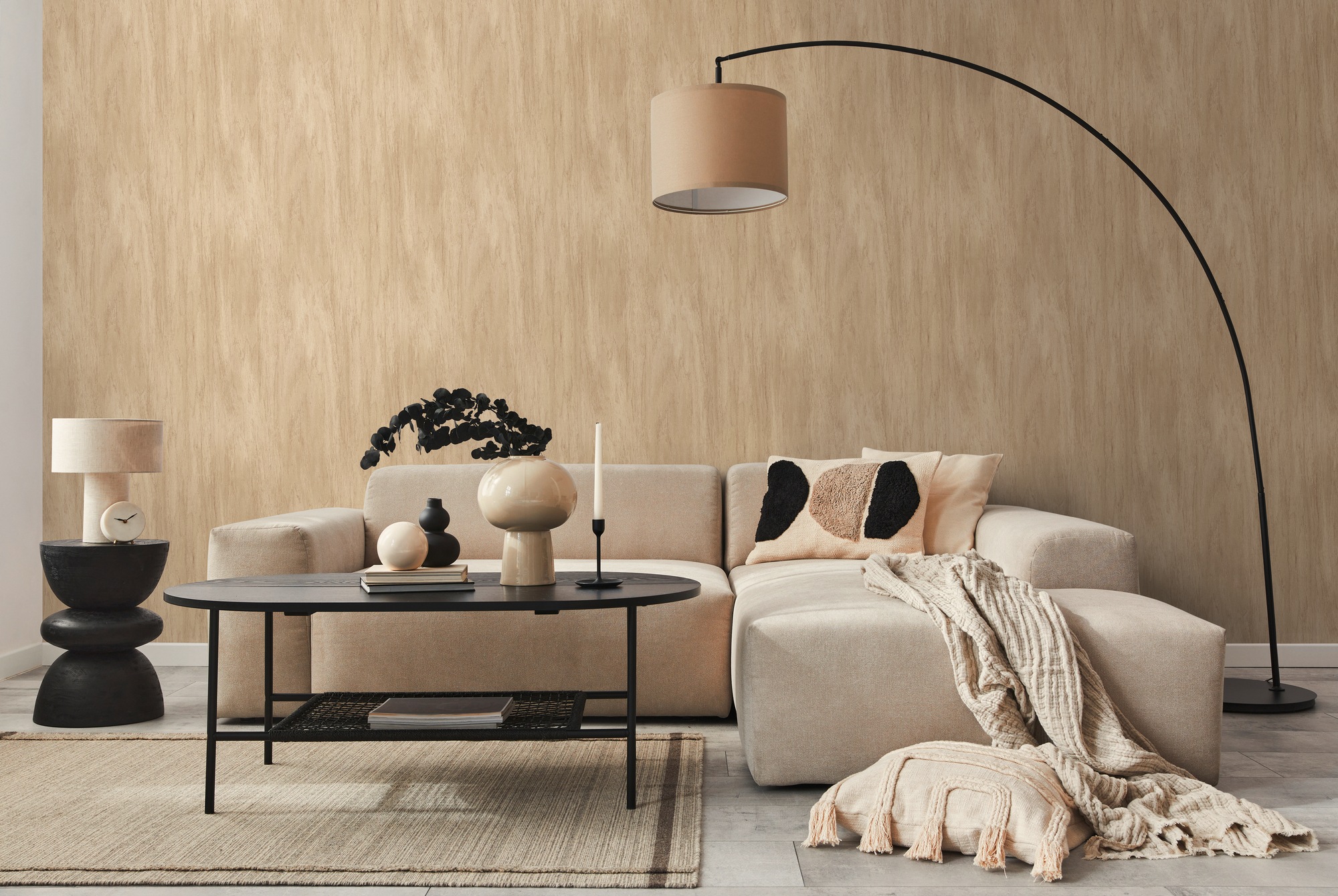 A.S. Création Vliestapete »French Affair Holzoptik Tapete Mustertapete Holzwand Natur«, matt, Vliestapete Holztapete für Schlafzimmer Küche Wohnzimmer Holzoptik
