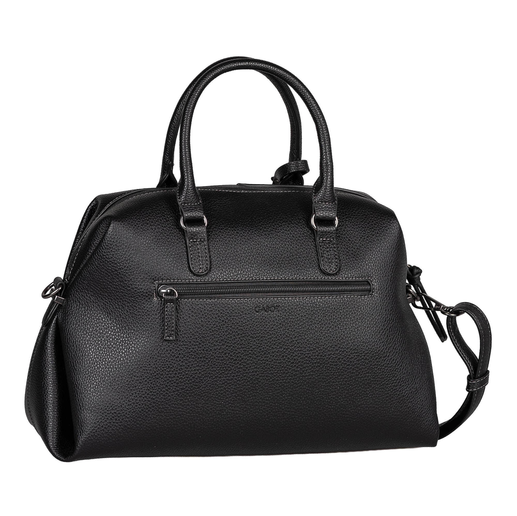 Gabor Bowlingtasche "Jesenia" Damen Handtasche mit Zebramuster aus Innenfutter