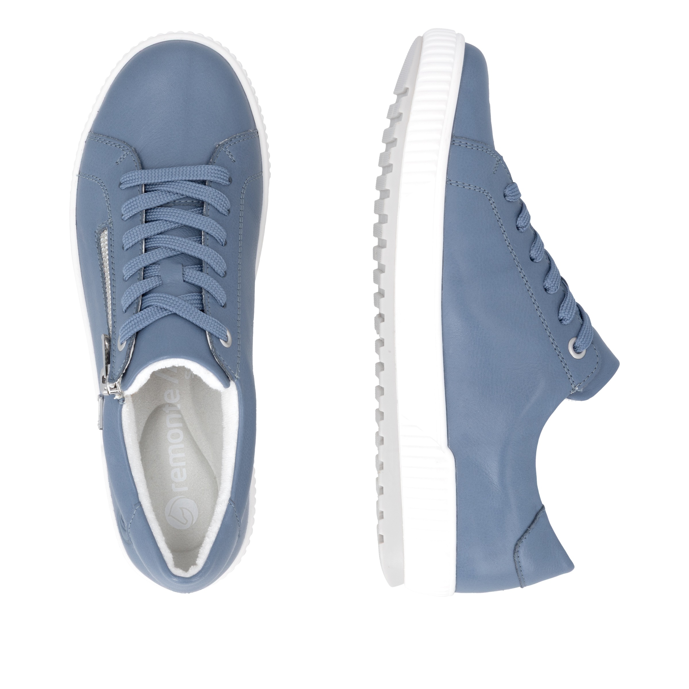 Remonte Sneaker  Freizeitschuh, Halbschuh mit seitlichem Reißverschluss und TEX-Membran