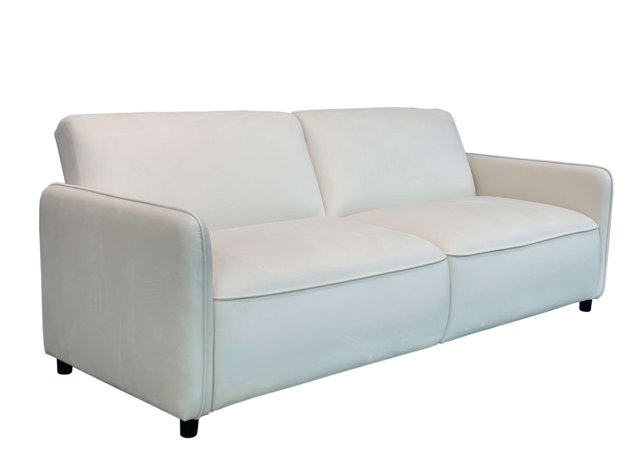 Dorel Home 3-Sitzer »Allie Curved Schlafsofa 209 cm«, Bettfunktion (110/190), verstellbare Rückenlehne, Cord u. Velours