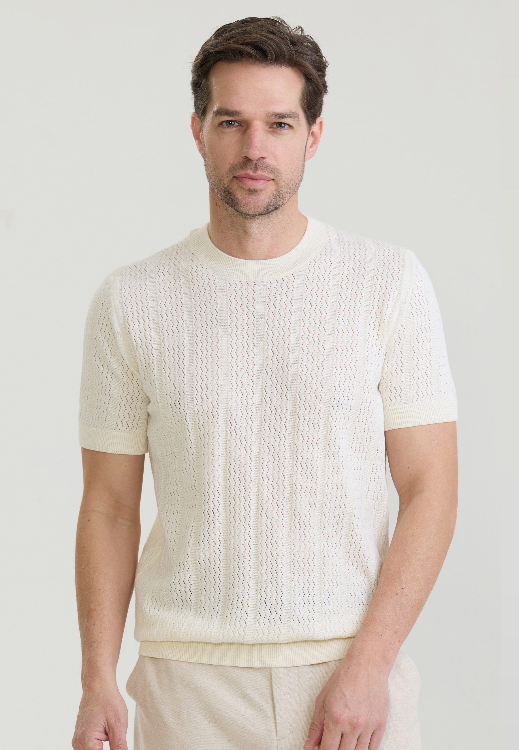 Felix Hardy T-Shirt »Strick-Tshirt Kurzarm«