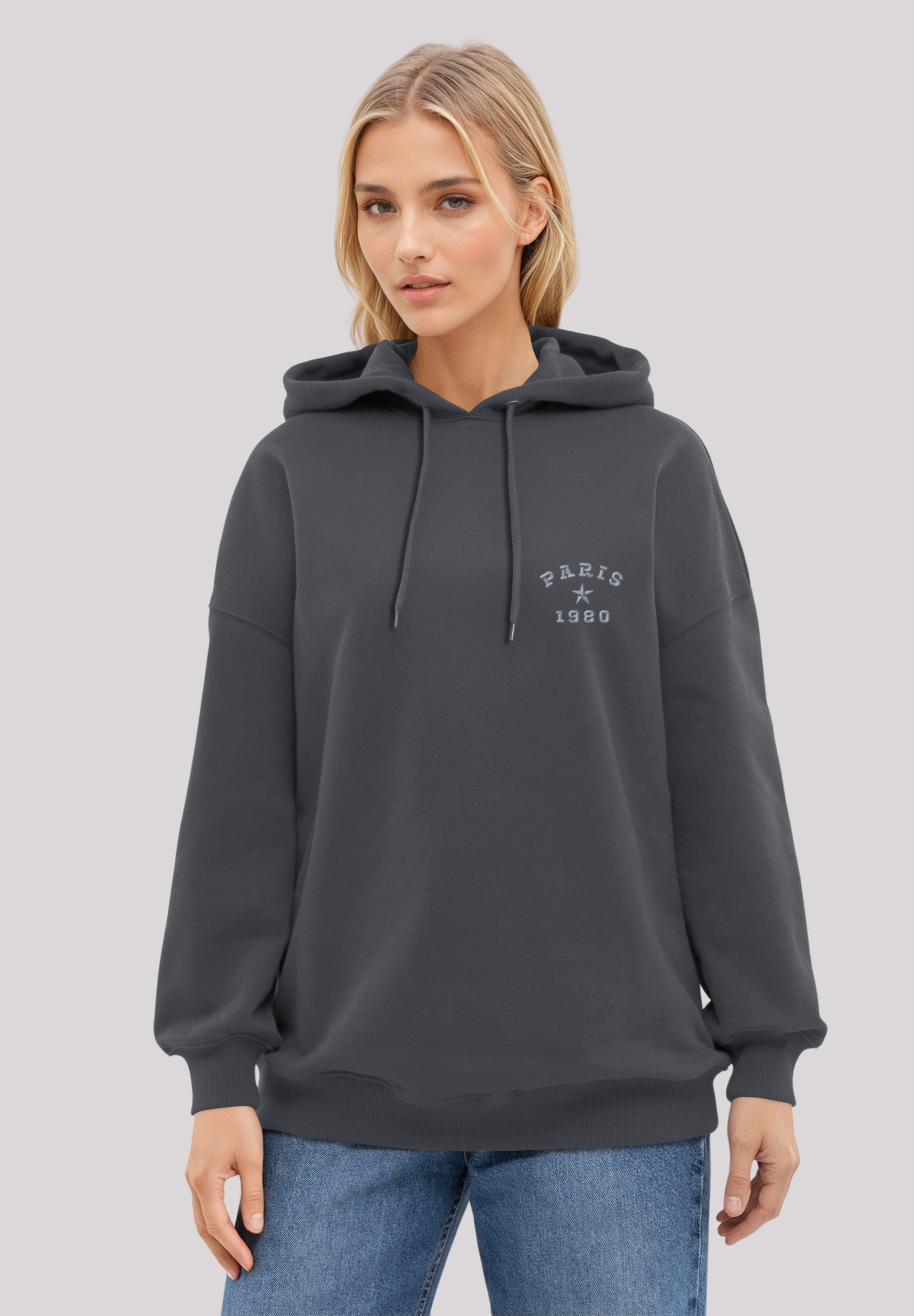 F4NT4STIC Kapuzenpullover "Paris 1980 Bestickt" Premium Qualität günstig online kaufen