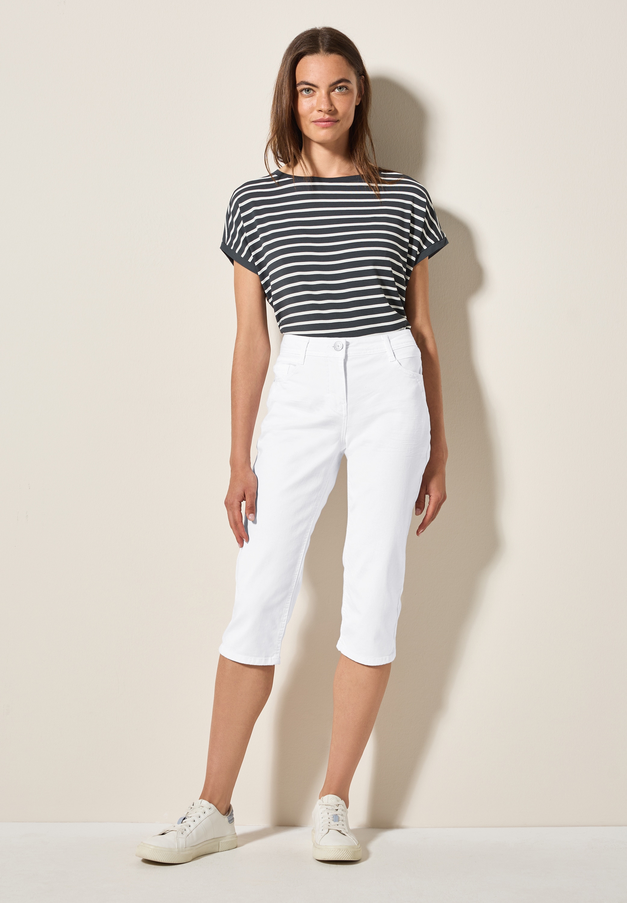 Cecil Slim-fit-Jeans, High Waist