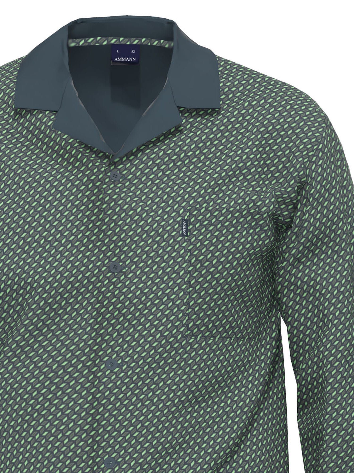 Ammann Pyjama »Schlafanzug Lang Nightwear« 1 Stk.
