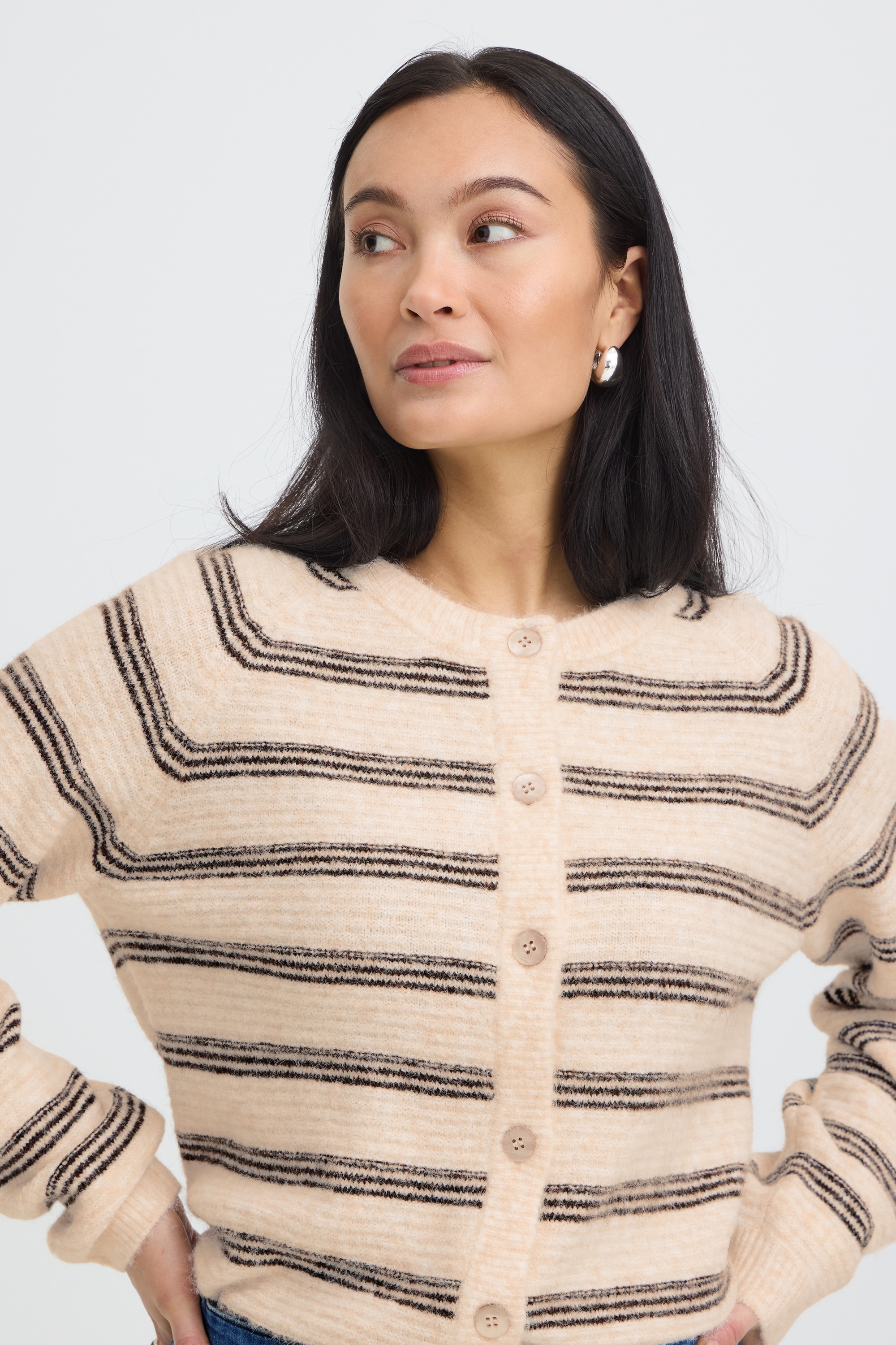 fransa Strickjacke »Damen Langarm FRKENDRA«