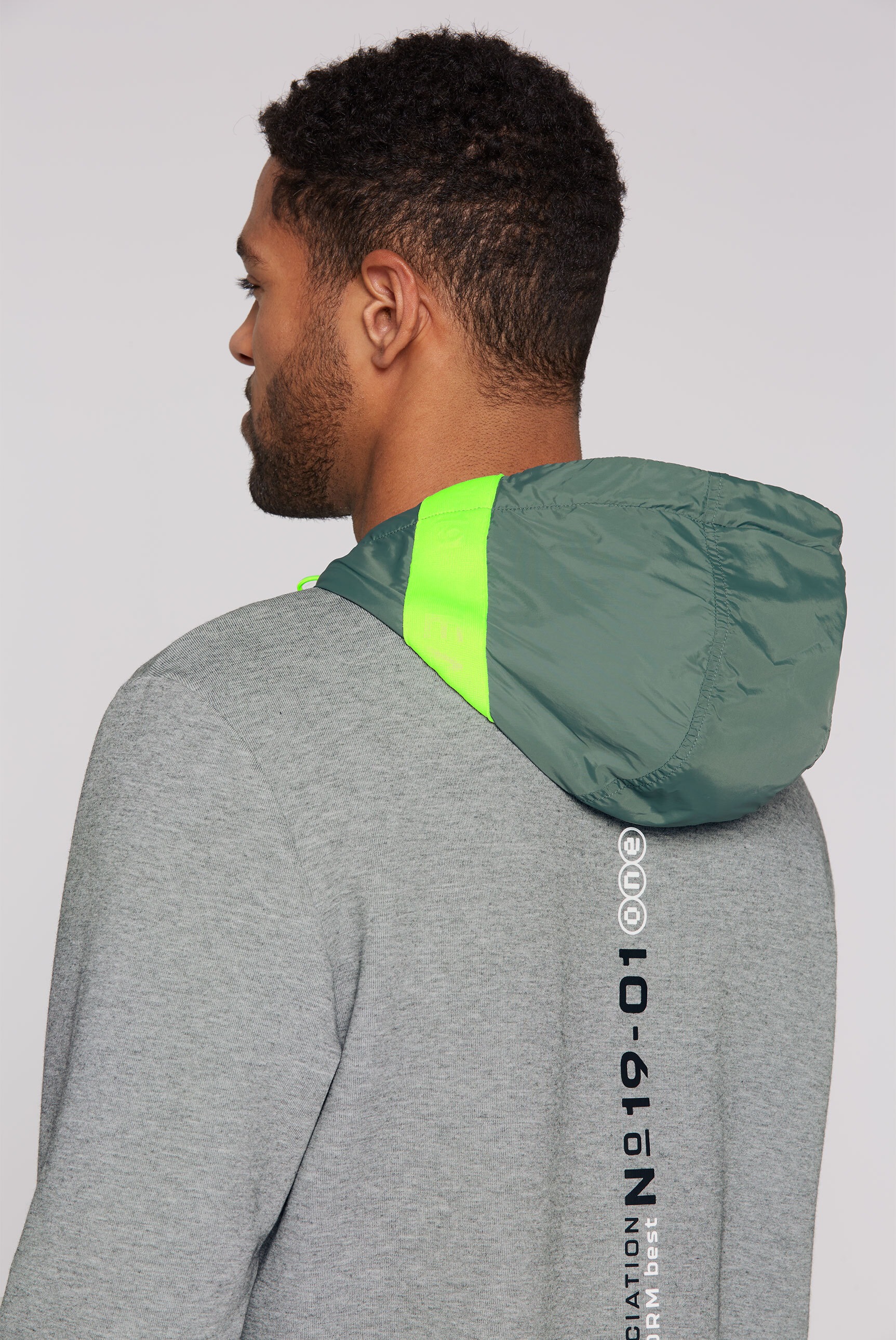 CAMP DAVID Kapuzensweatjacke, mit verstellbarer Kapuze
