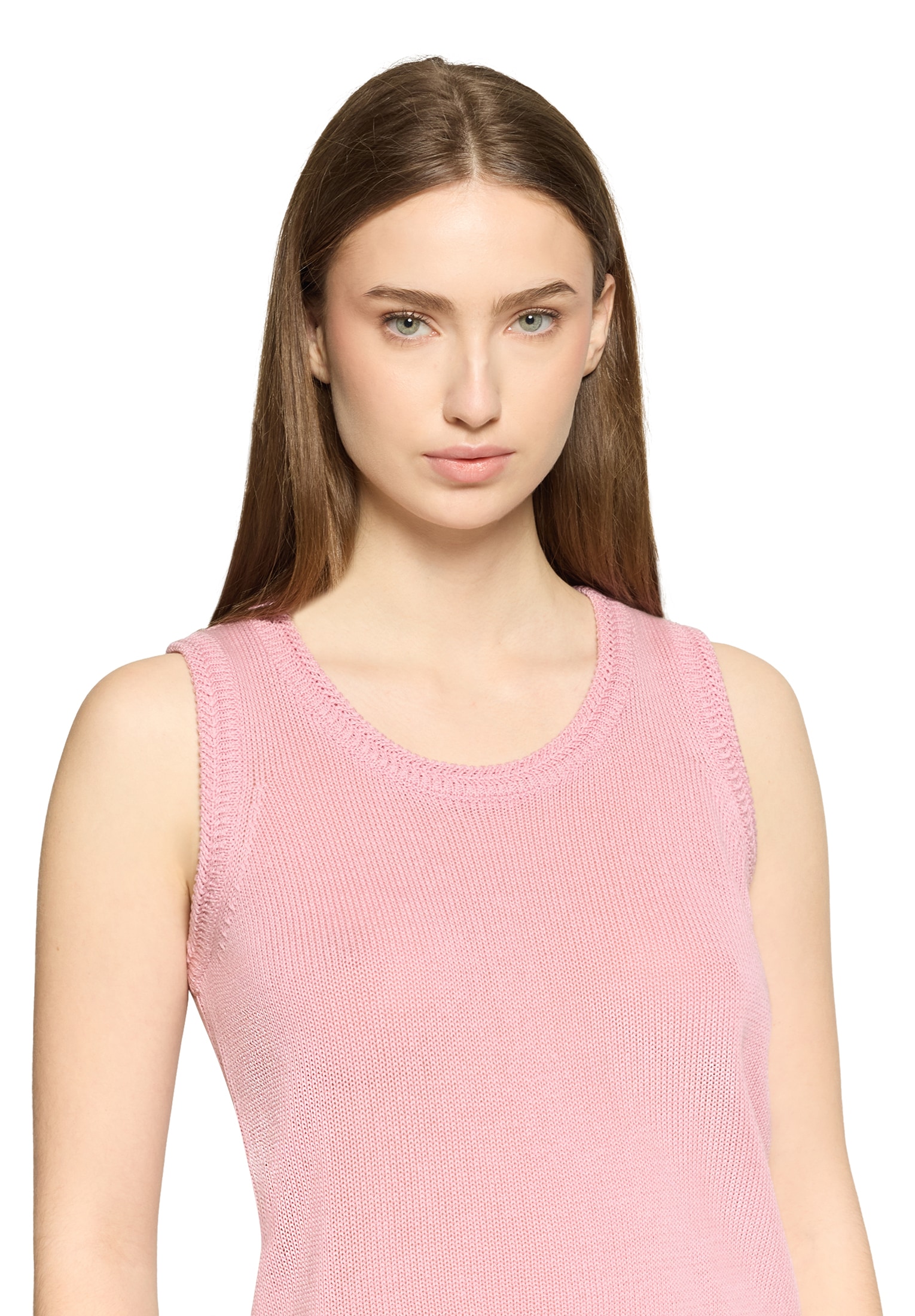 Cartoon Stricktop »Damen mit Rundhalsausschnitt«