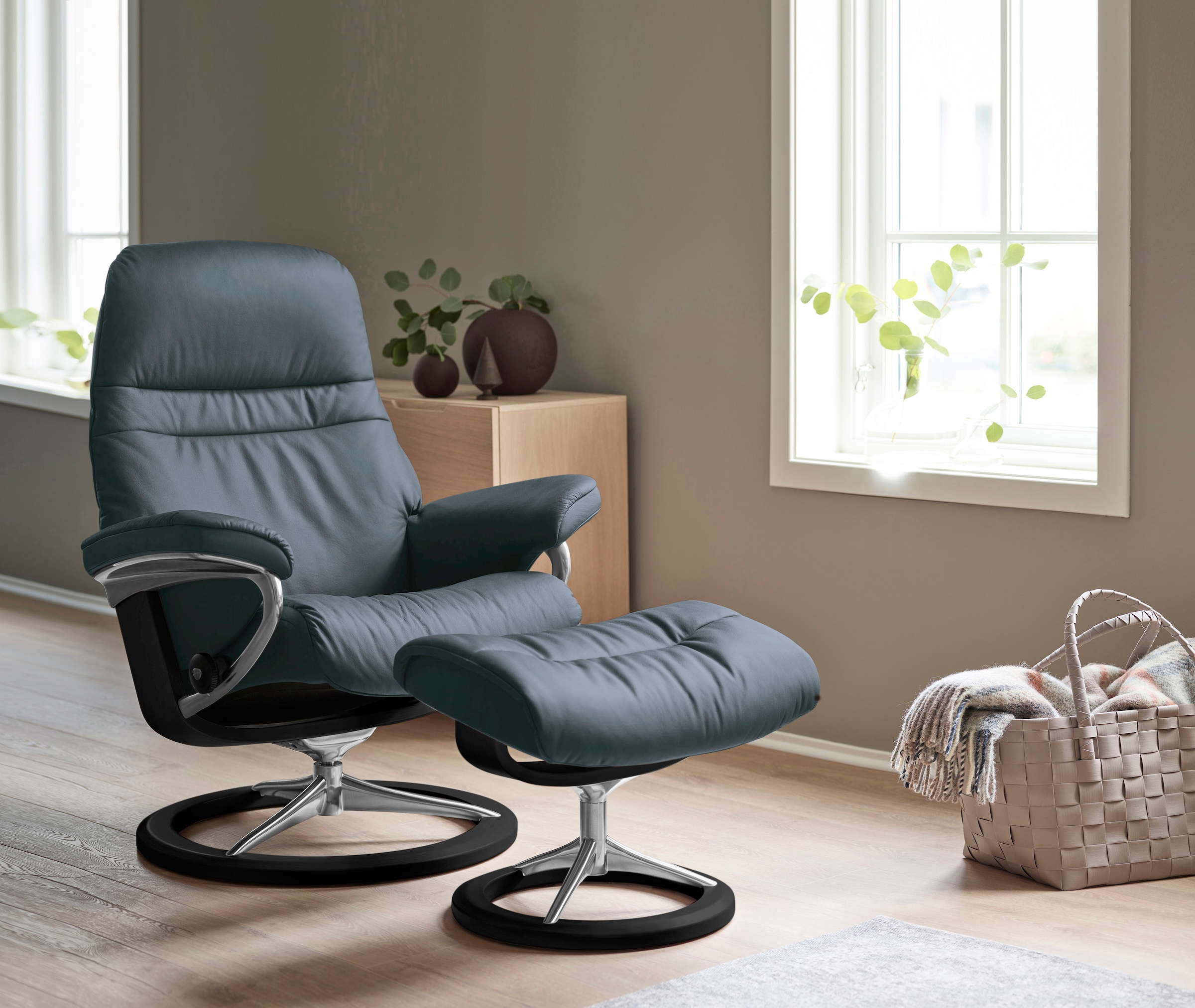 Stressless "Sunrise" mit Signature Base, Größe S, Gestell Schwarz günstig online kaufen