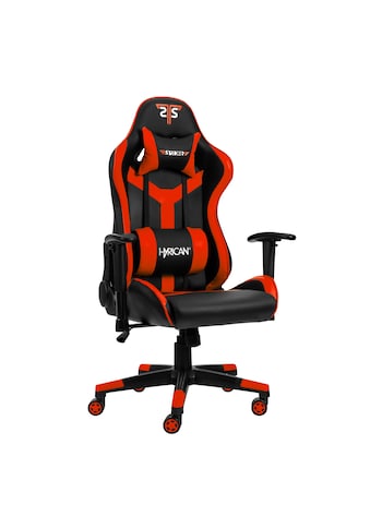 Gaming-Stuhl »"Striker Copilot" schwarz/rot, Kunstleder, ergonomischer Gamingstuhl«,...