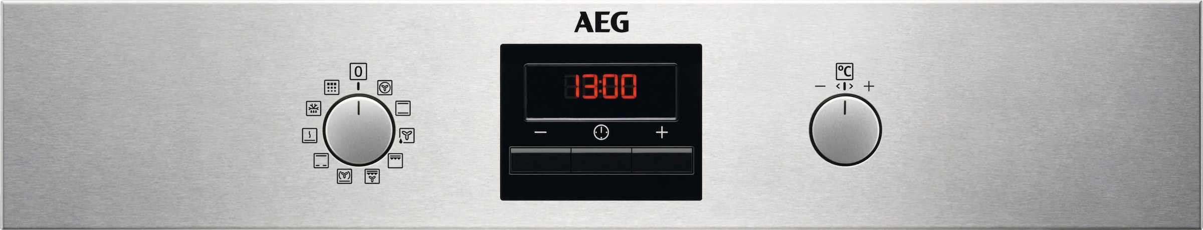 AEG Einbaubackofen »BPS33102ZM«,  Pyrolyse-Selbstreinigung, Backauszug, 2 Paar