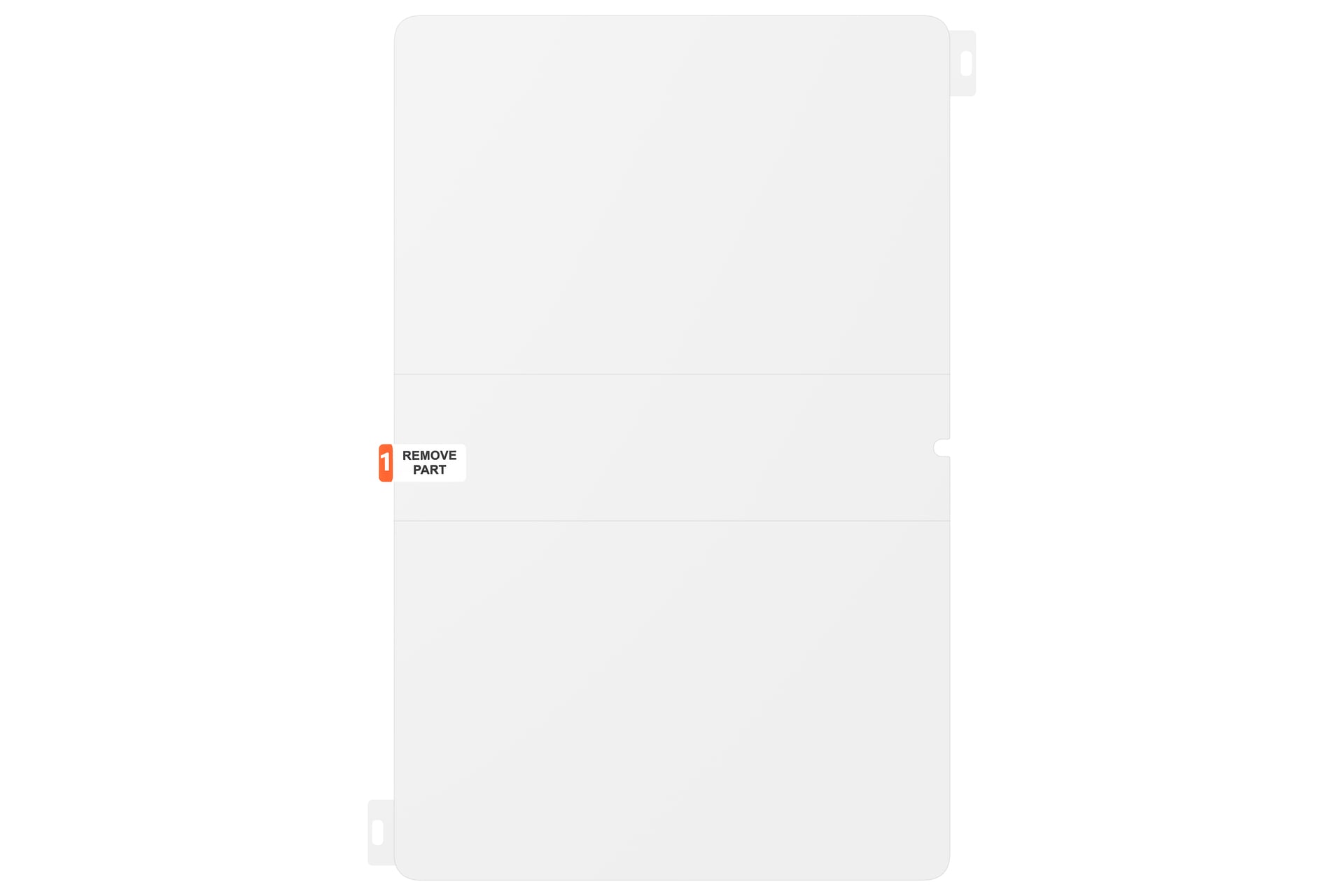 SAMSUNG Displayschutzglas "Anti-Reflecting Screen Protector", B:8,5cm H:2cm T:21,2mm, transparent, Displayfolien, Displayschutzfolie, Schutzfolie,