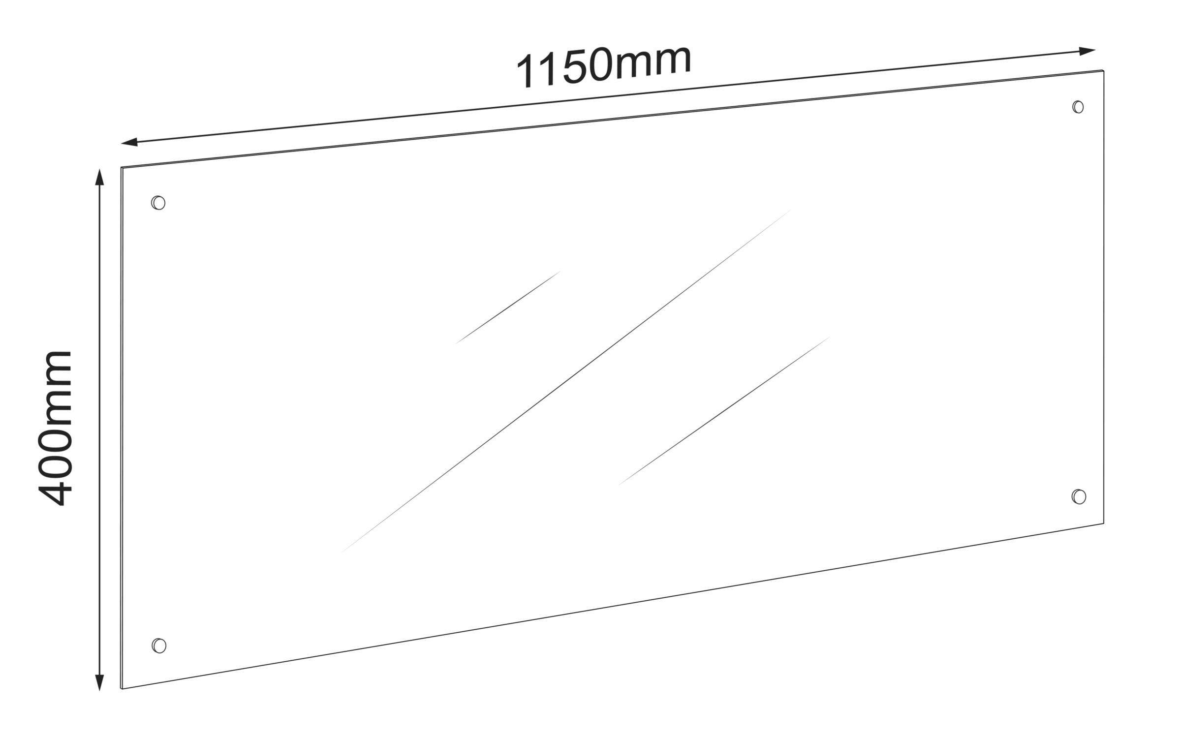 VCM Spritzschutz »Küchenrückwand Herd Spritzschutz 115 x 40 cm Esilo«