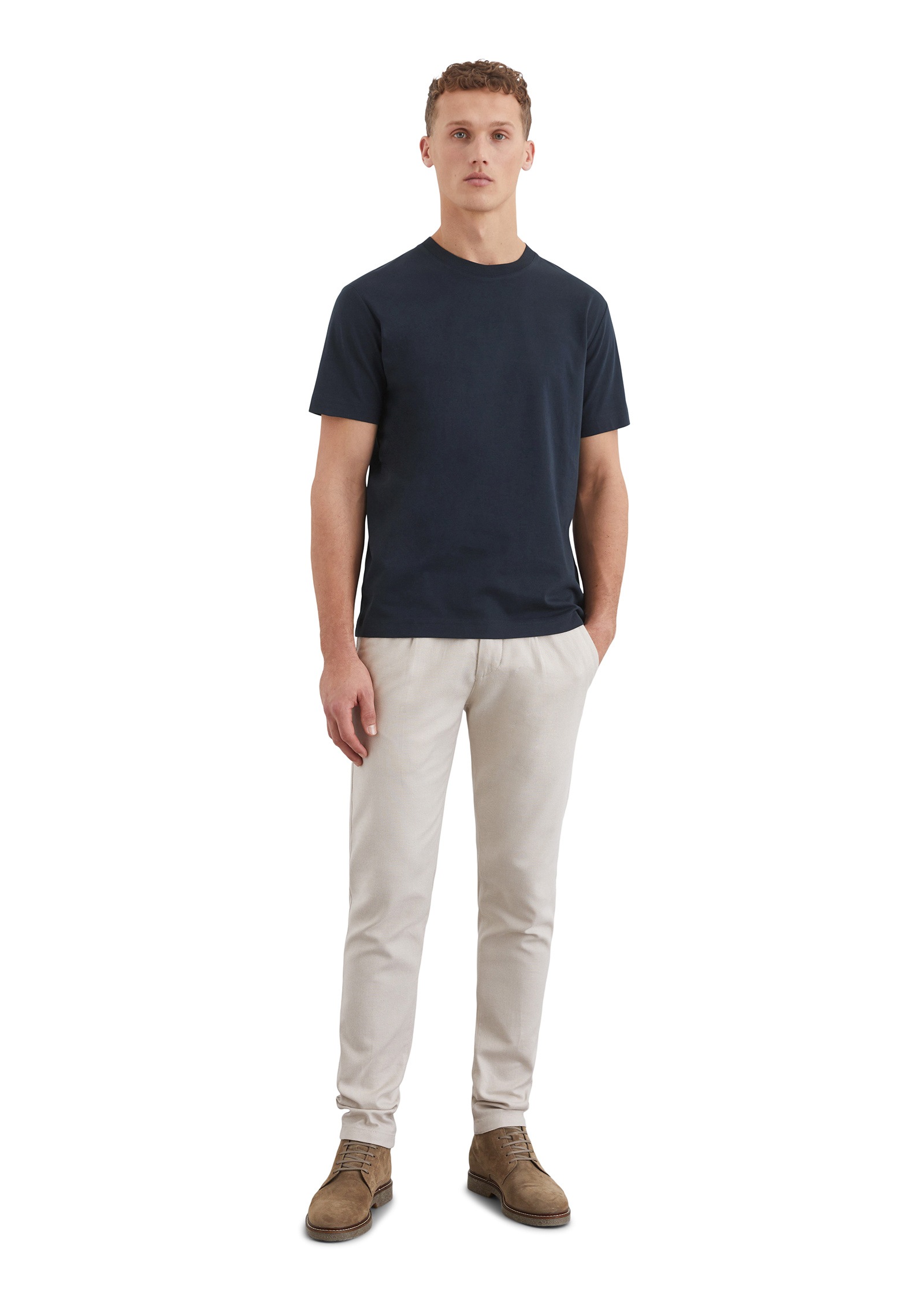 Marc O'Polo T-Shirt »mit Logostickerei auf der Rückseite«