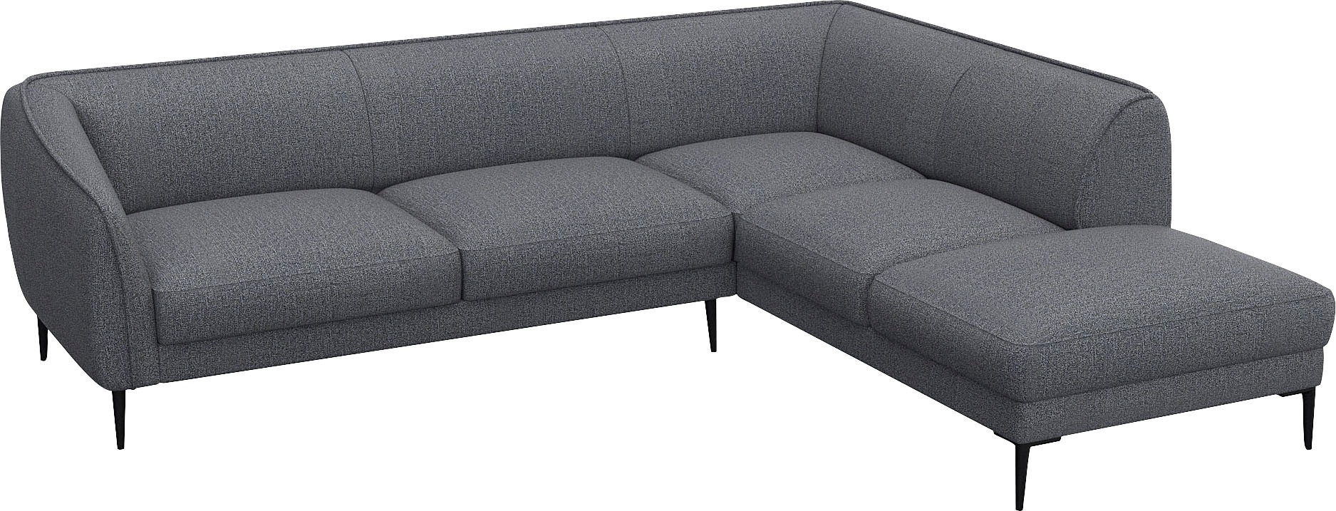 FLEXLUX Ecksofa "Belle Designsofa, L-Form, B/T 268/209 cm", Skandinavisches günstig online kaufen