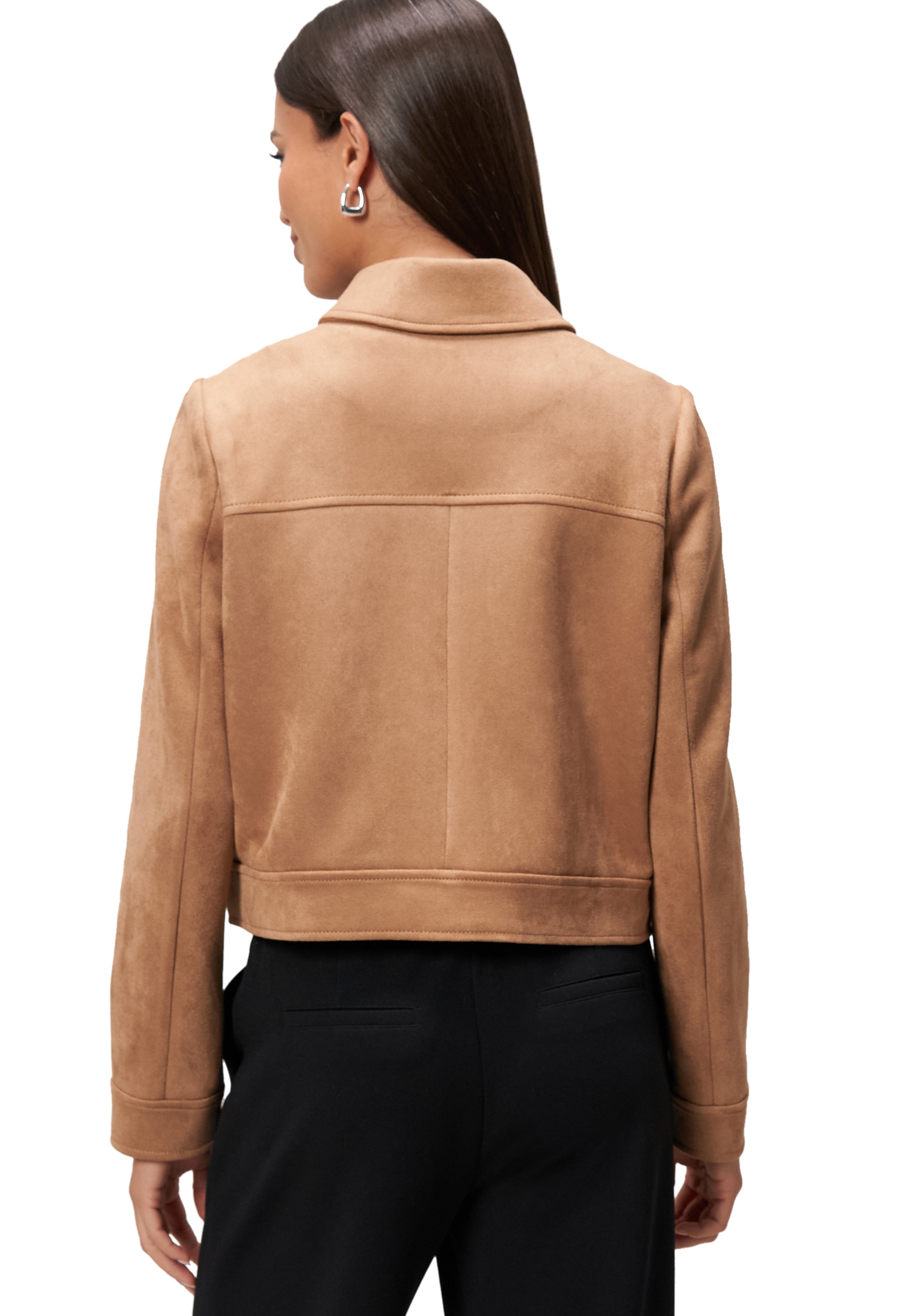 Zero Jackenblazer »zero Jacke in Wildlederoptik«, weiteres Detail