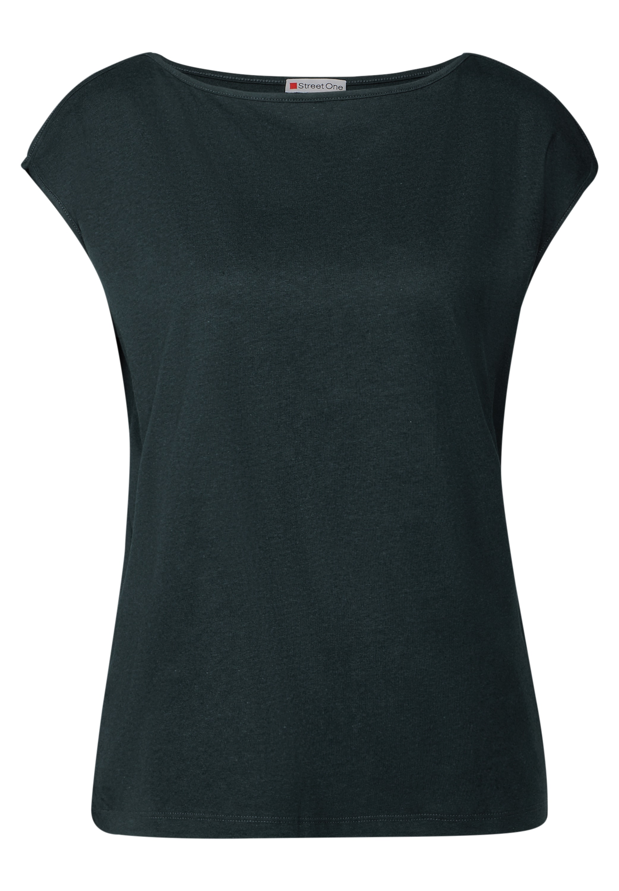 STREET ONE T-Shirt, mit U-Boot-Ausschnitt