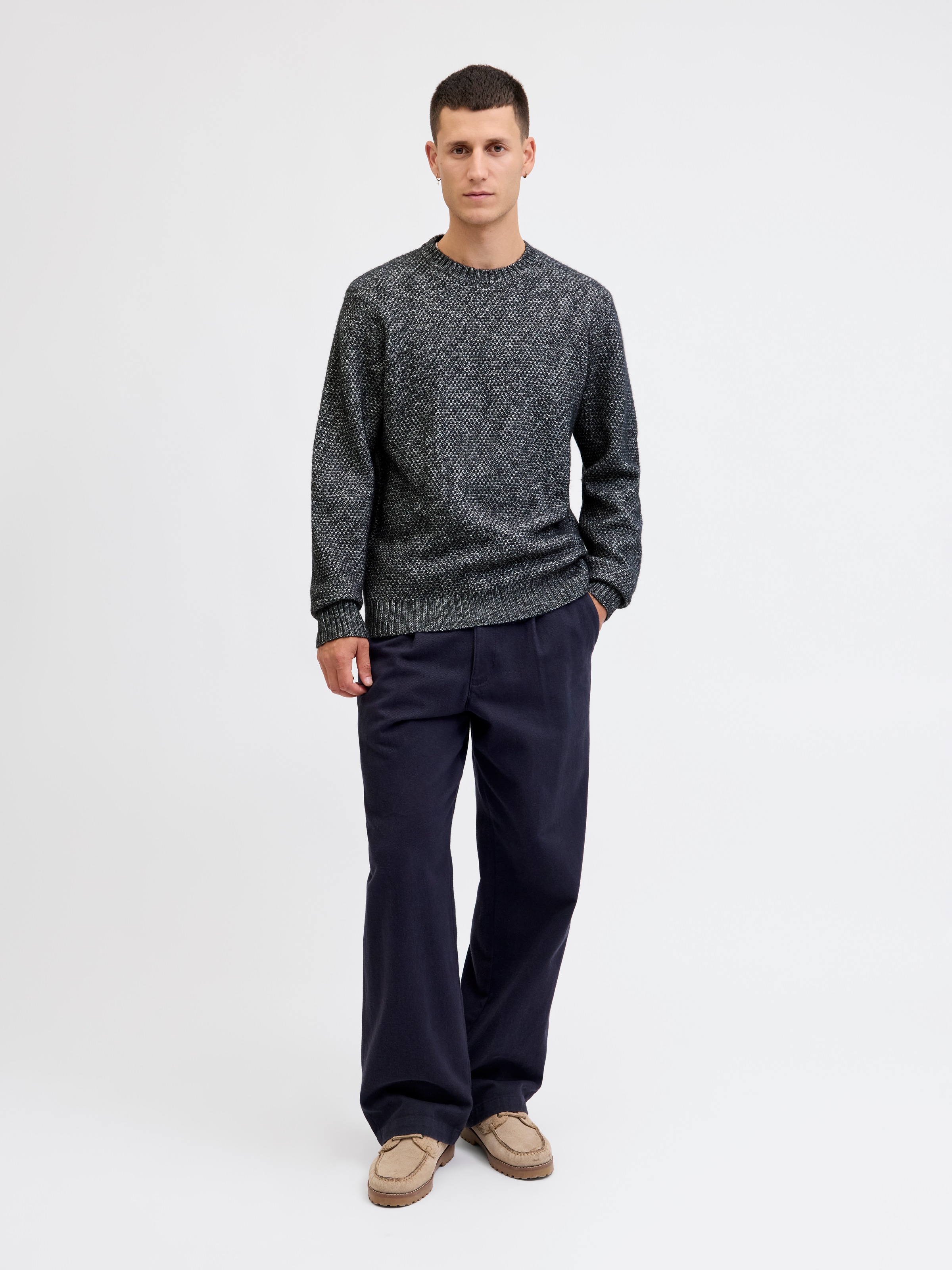 Jack & Jones Strickpullover »JPRBLAWILSON KNIT CREW NECK«