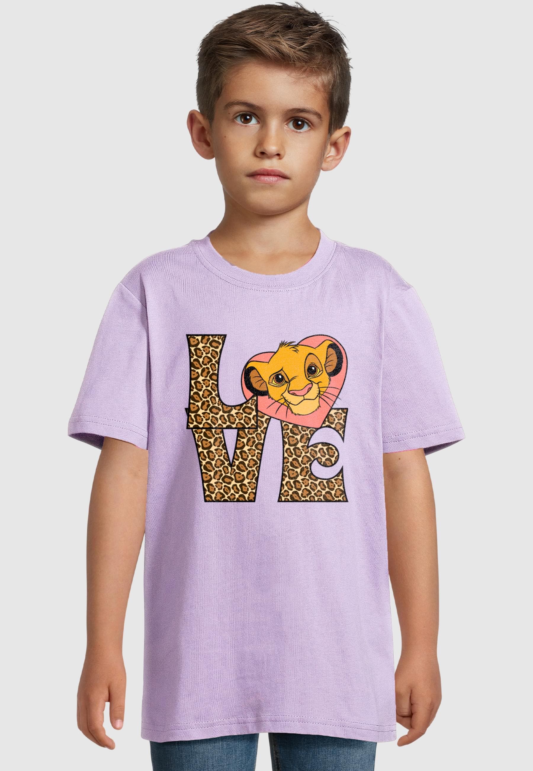 ABSOLUTE CULT T-Shirt »ABSOLUTE CULT Kids Lion King - Love Basic Tee 2.0«, (1 tlg.)