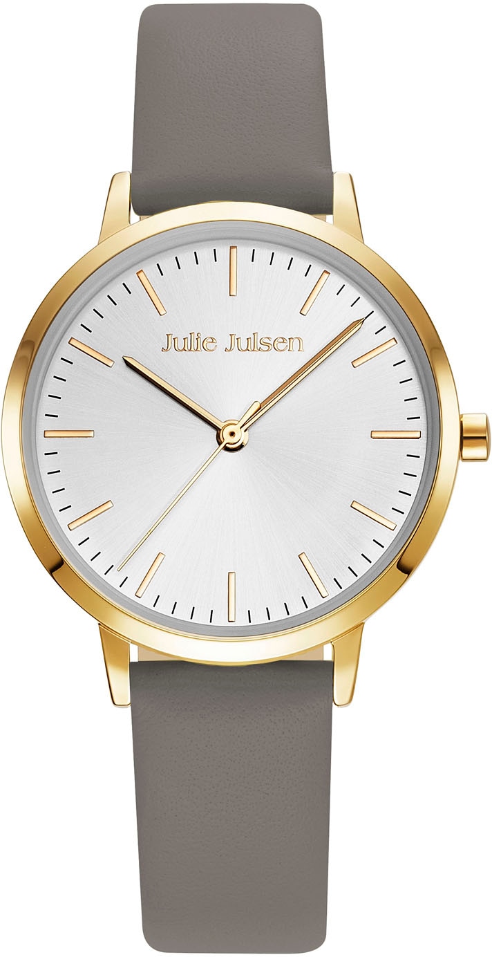 Julie Julsen Quarzuhr »Julie Julsen Basic Line Gold Taupe, JJW1027YGL-7«