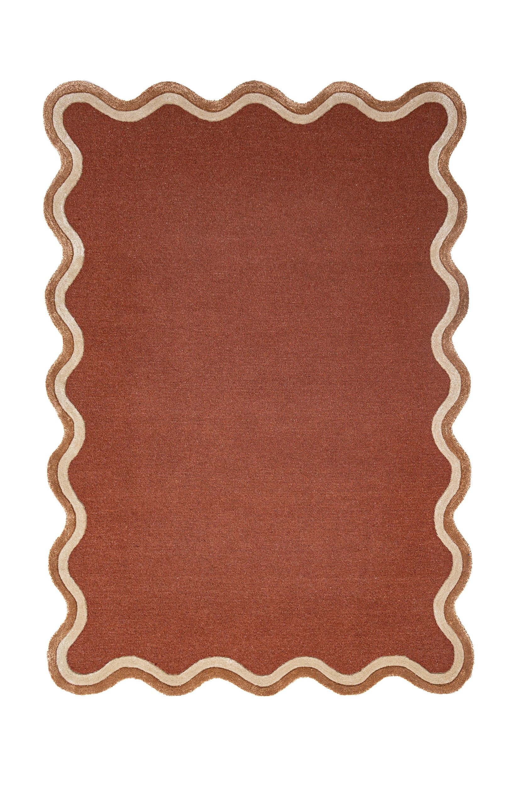 FLAIR RUGS Wollteppich »Rivo Wollteppich« rechteckig 8 mm Höhe