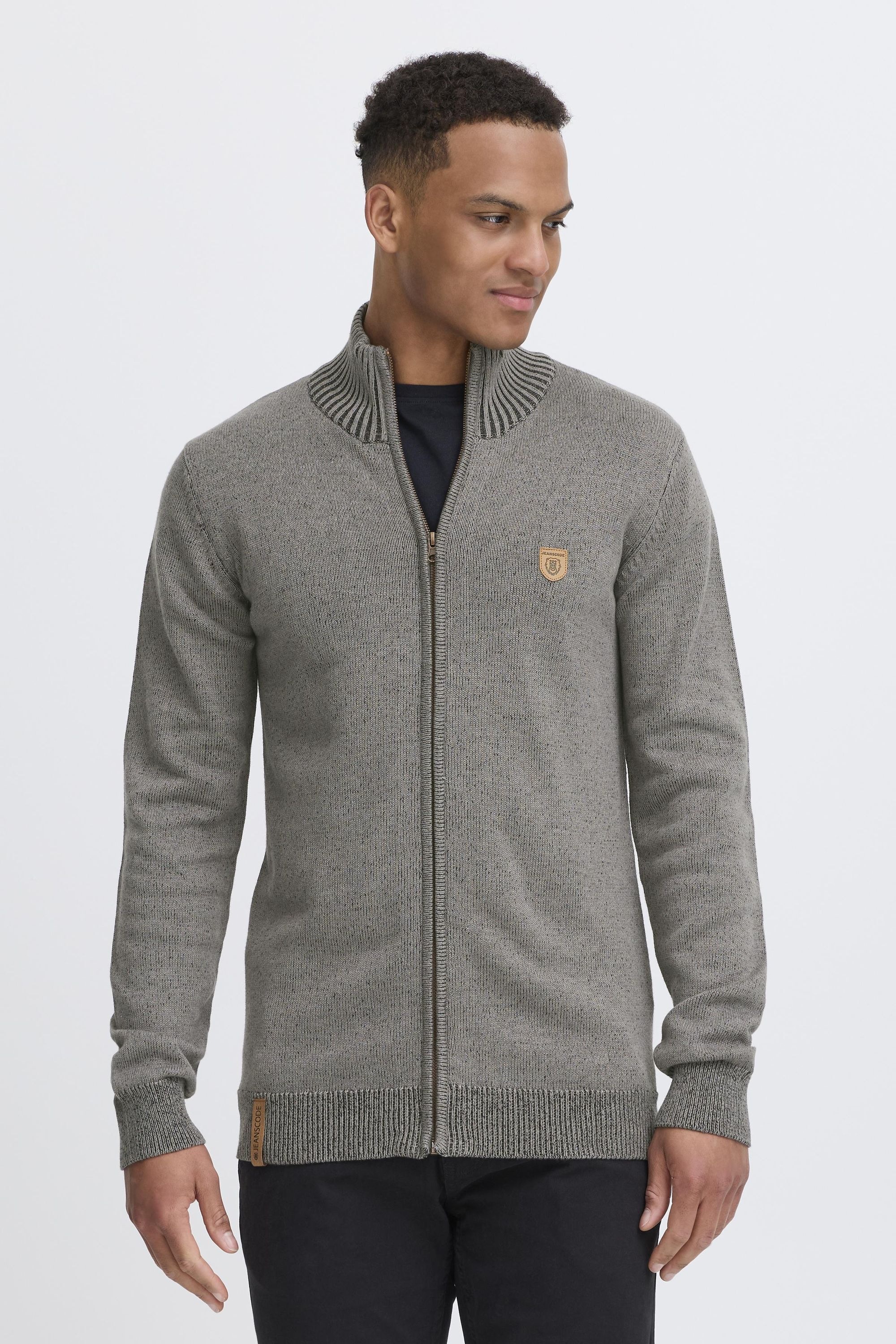 INDICODE IDAndy Knit Jacket Grey Mix XXL 2