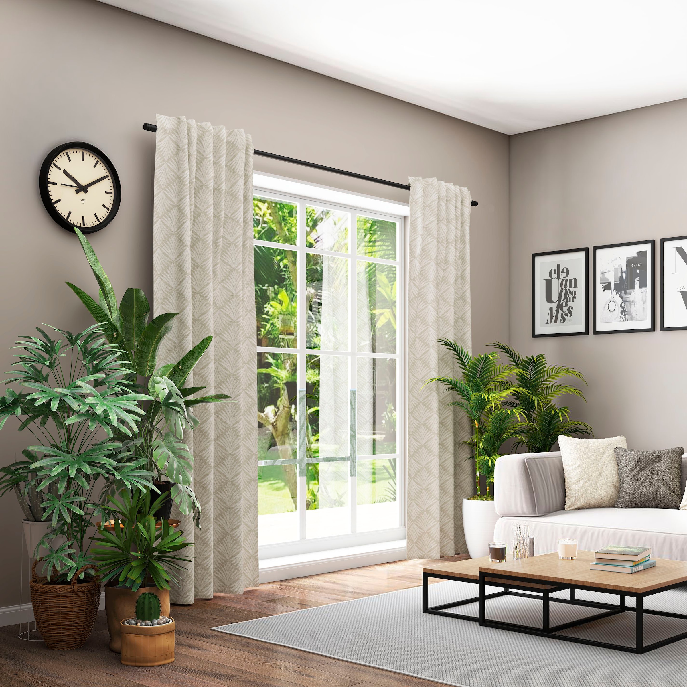 Neutex for you! Vorhang »Como«, (1 St.), moderne Klassik