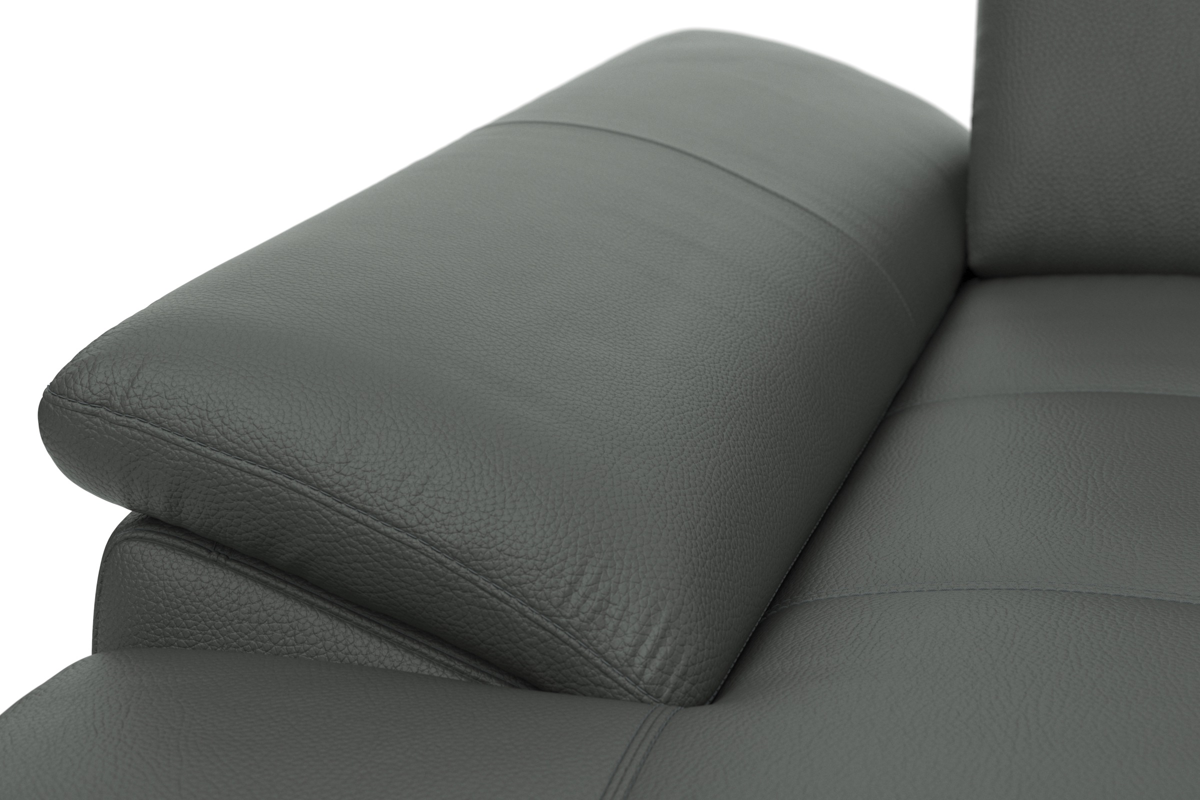 Places of Style Wohnlandschaft »Costello U-Form, mit Sitztiefenverstellung, Armteilverstellung und«, 3 Nierenkissen, optional Bettfunktion und Bettkasten