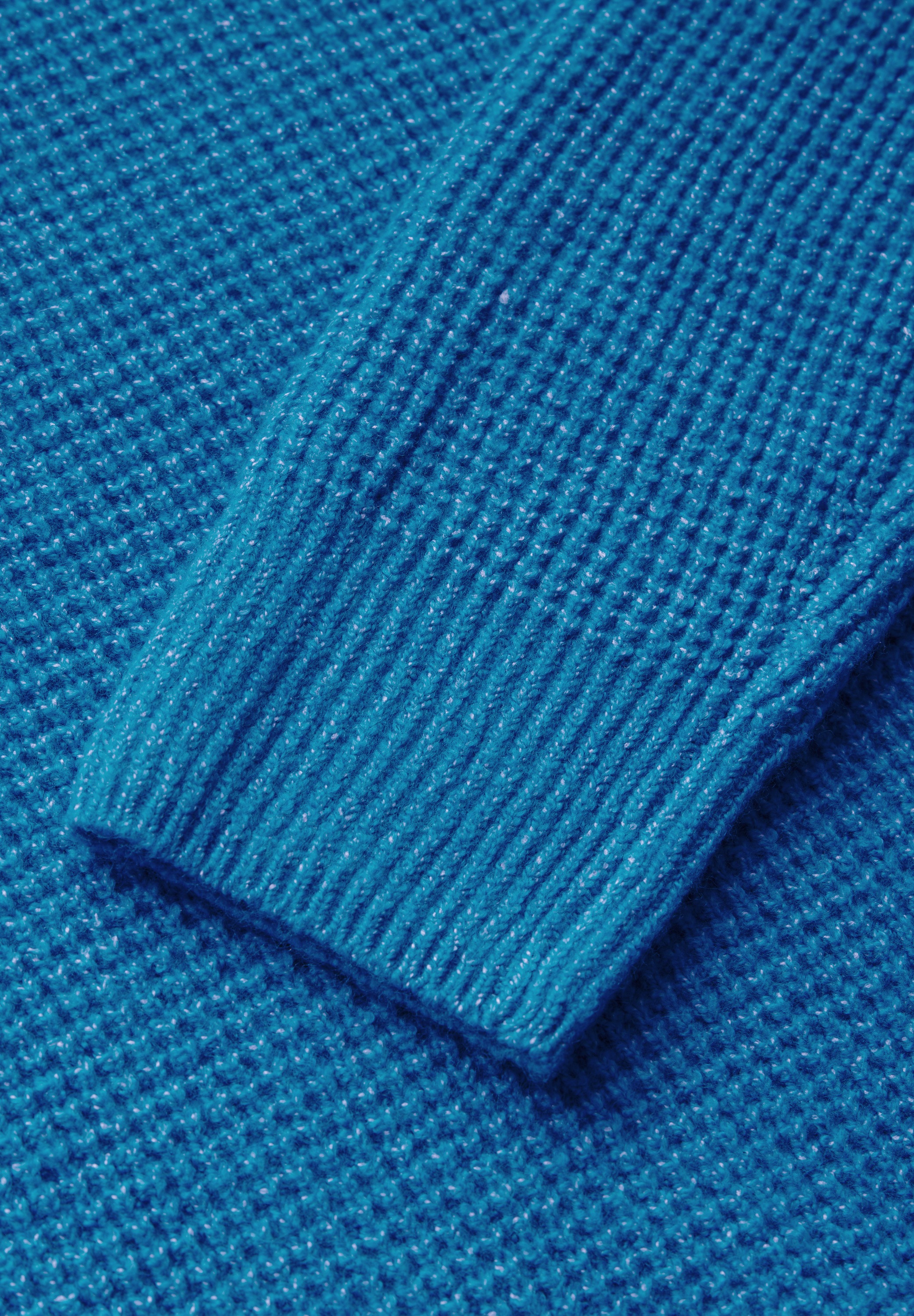 Cecil Strickpullover, mit Materialmix