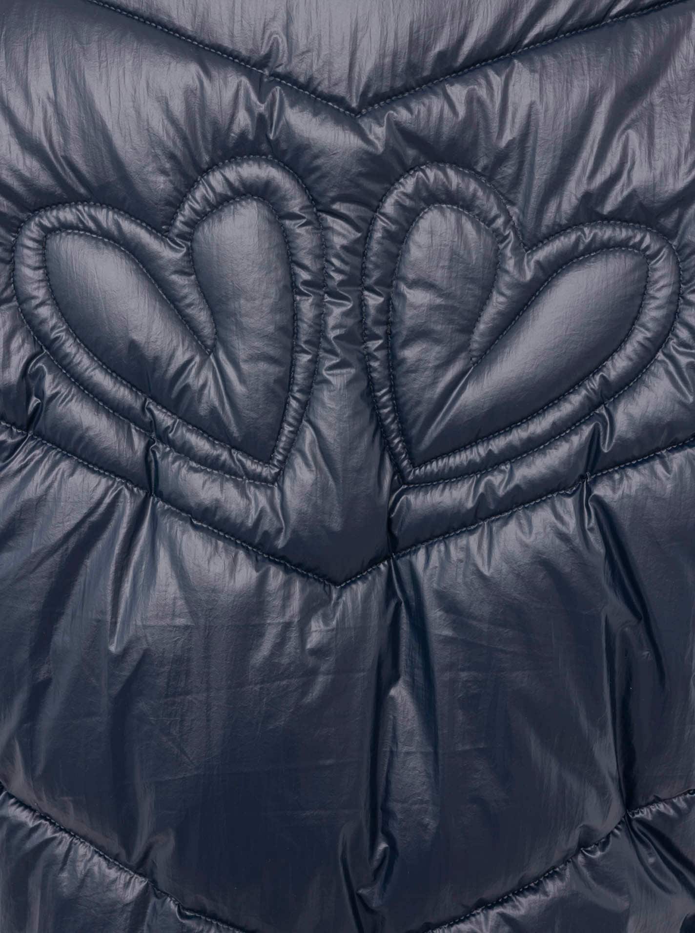 Zwillingsherz Steppjacke »"Zwillingsherz"«, mit Kapuze, glänzend, Kapuze, Herzchen-Prägung am Rücken