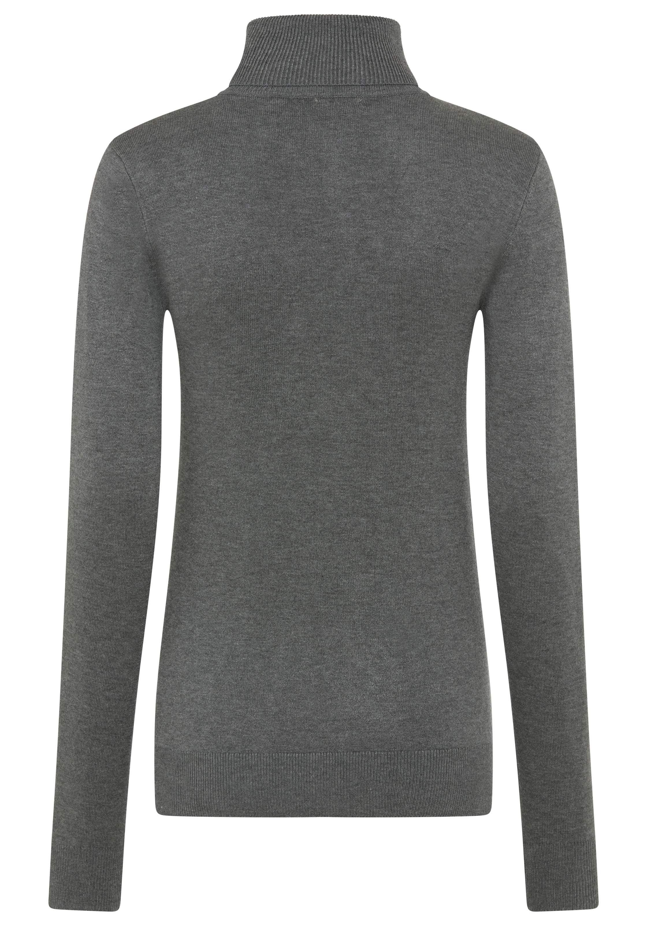 Bruno Banani Rollkragenpullover mit hoch geschlossenem Ausschnitt, figurbetonte Passform
